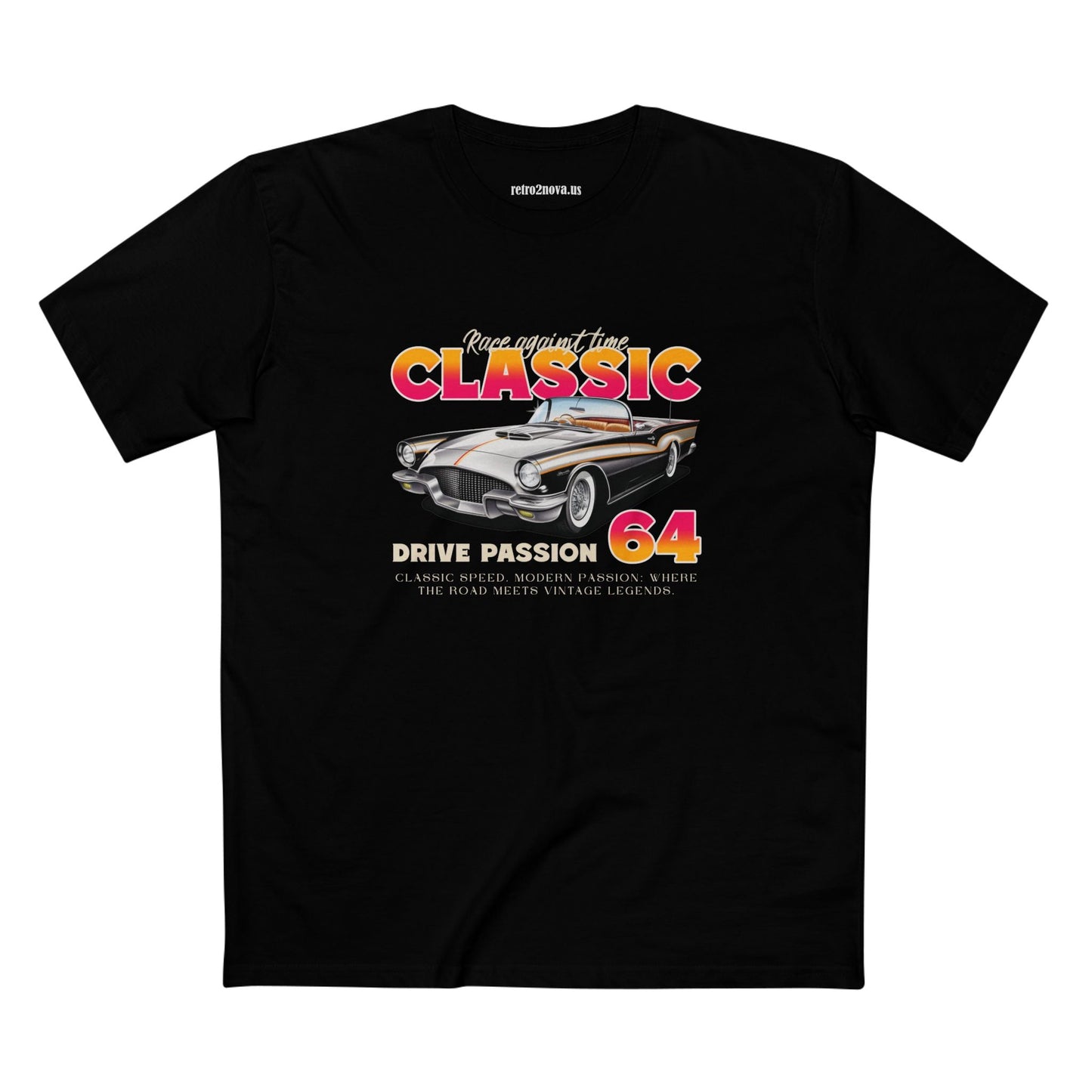 Retro Car Shirts Vintage Car Shirts Unisex Premium Cotton Tee With Original Art Design RC 16