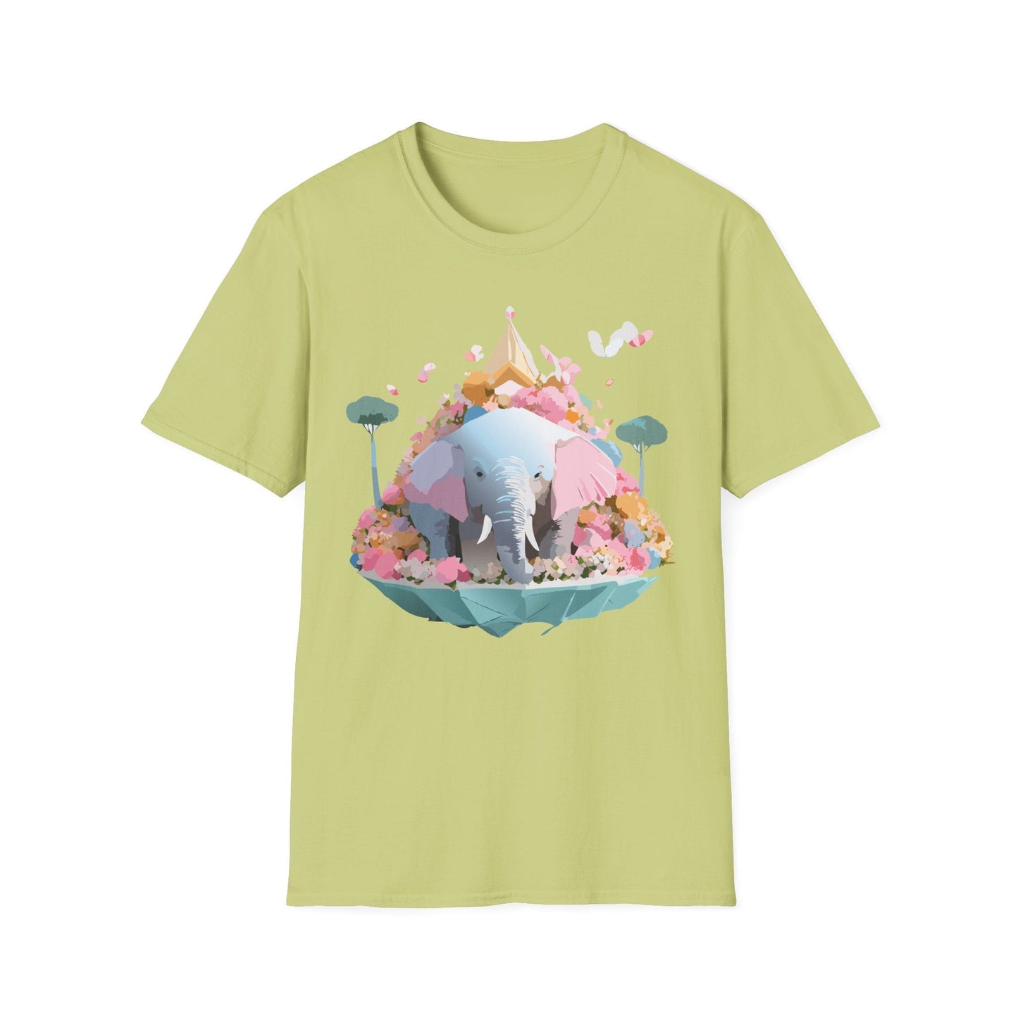 Elephant Graphic T Shirt For Animals Unisex Gildan Softstyle 64000 Cotton Tee Apparel