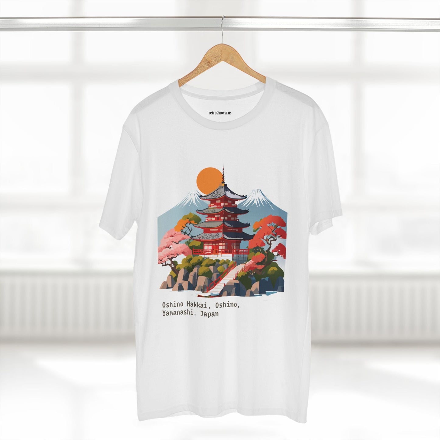 Retro2Nova Unisex Cotton Art Tee Travel Shirt Japan Shirt Style Discover Everyday Comfort
