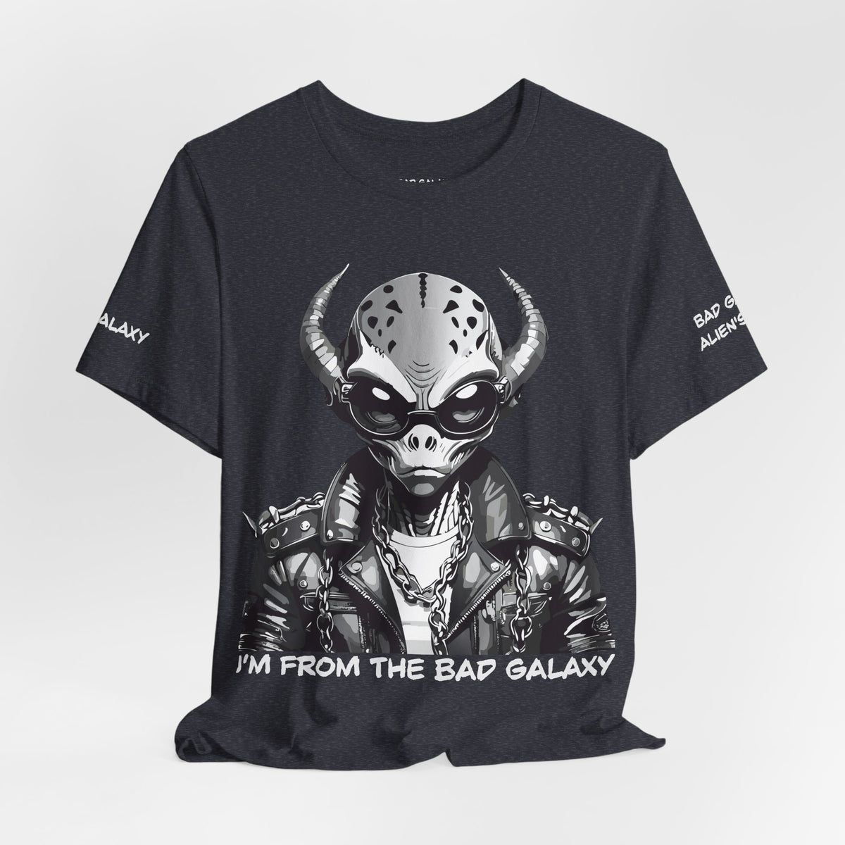 Alien Graphic Unisex Cotton Bella+Canvas Tee with Art Design b80