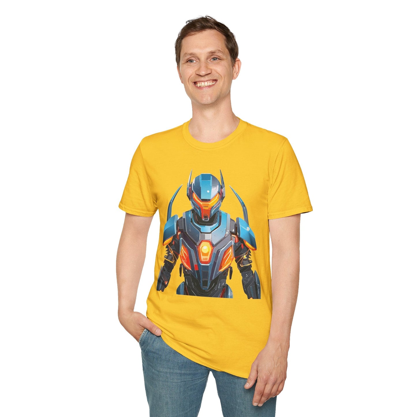 Cyborg Tee Robot Shirt Terminator Shirt Unisex Gildan Softstyle 64000 Soft Cotton Tee