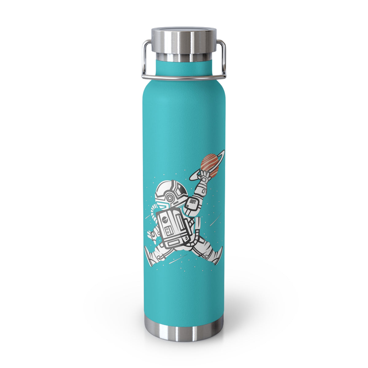 22oz Copper Insulated Water Bottle with Cartoon Design - CV54