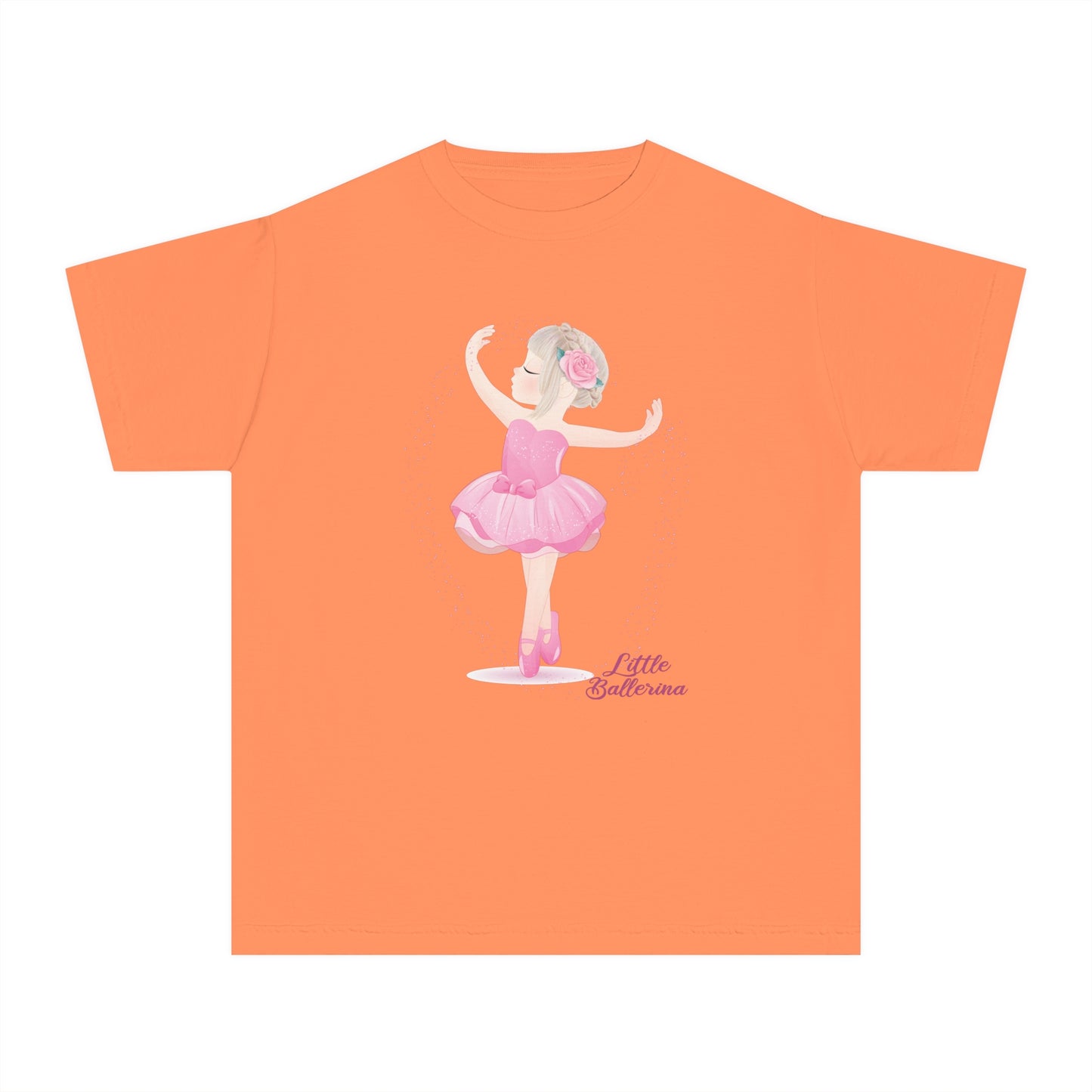 Youth Tee Shirt with Little Ballerina