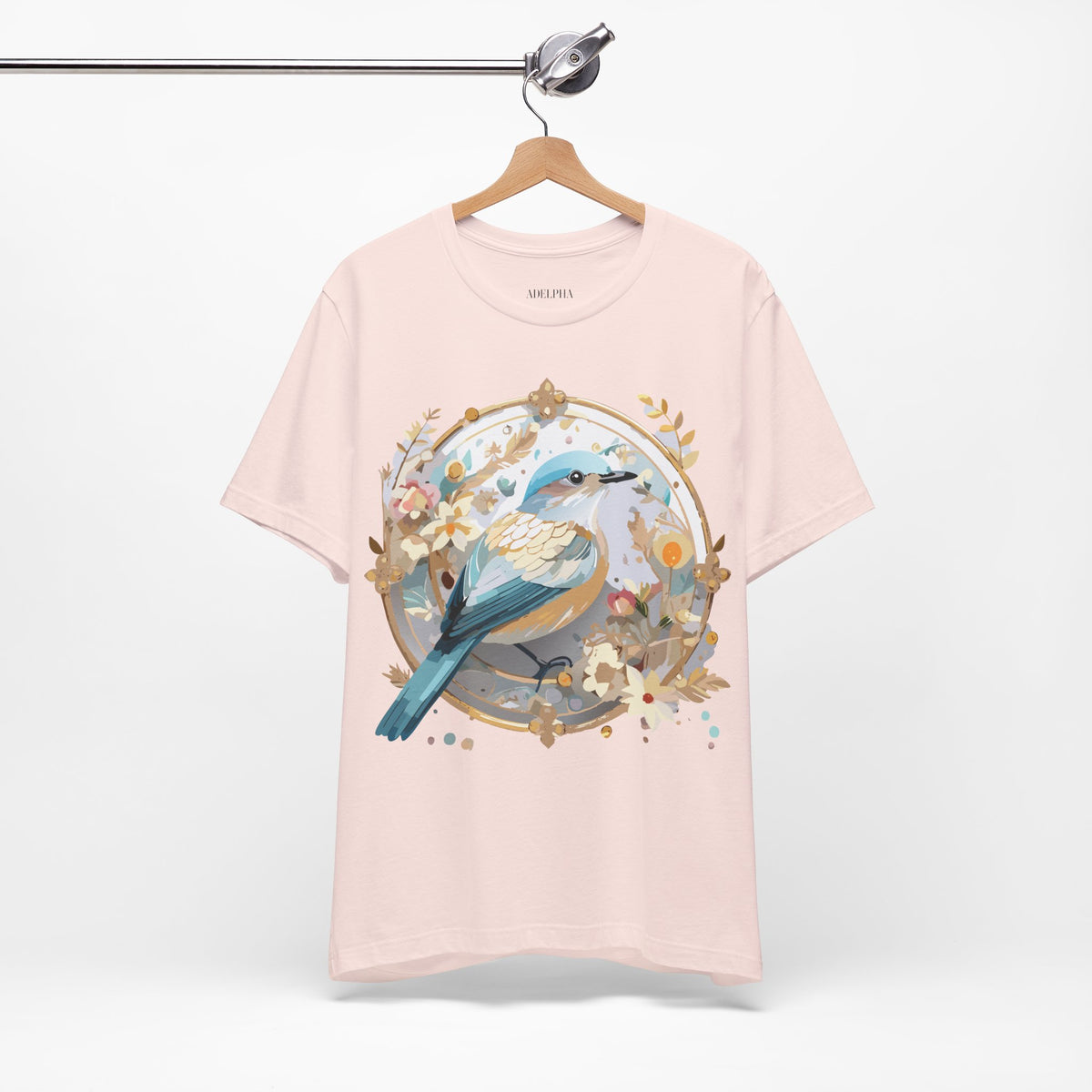 Medallion Graphic Unisex Cotton Bella+Canvas Tee with Art Design d47