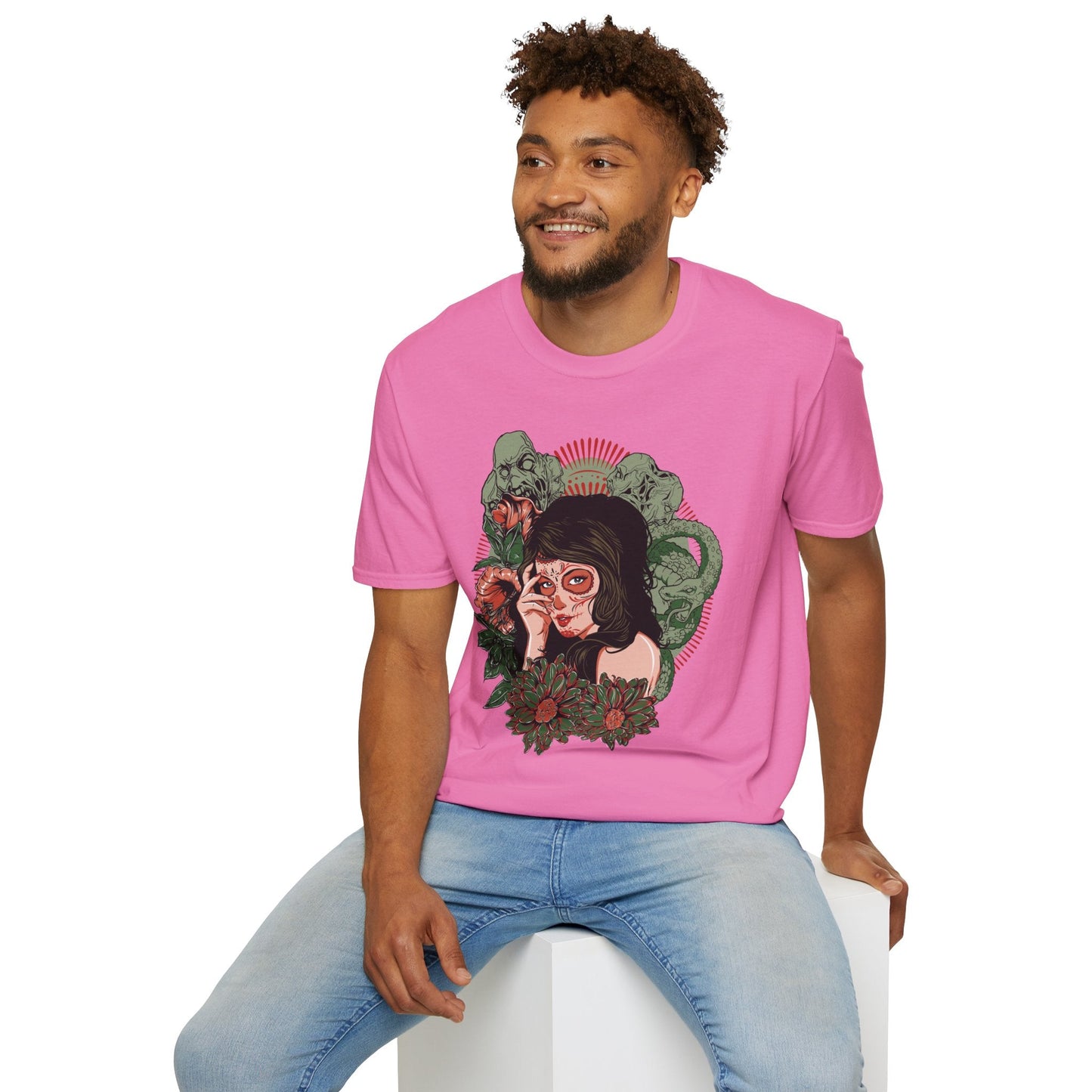 Art Design Graphic Tee Shirt Unisex Softstyle Cotton Art Shirt for Graphic Lovers