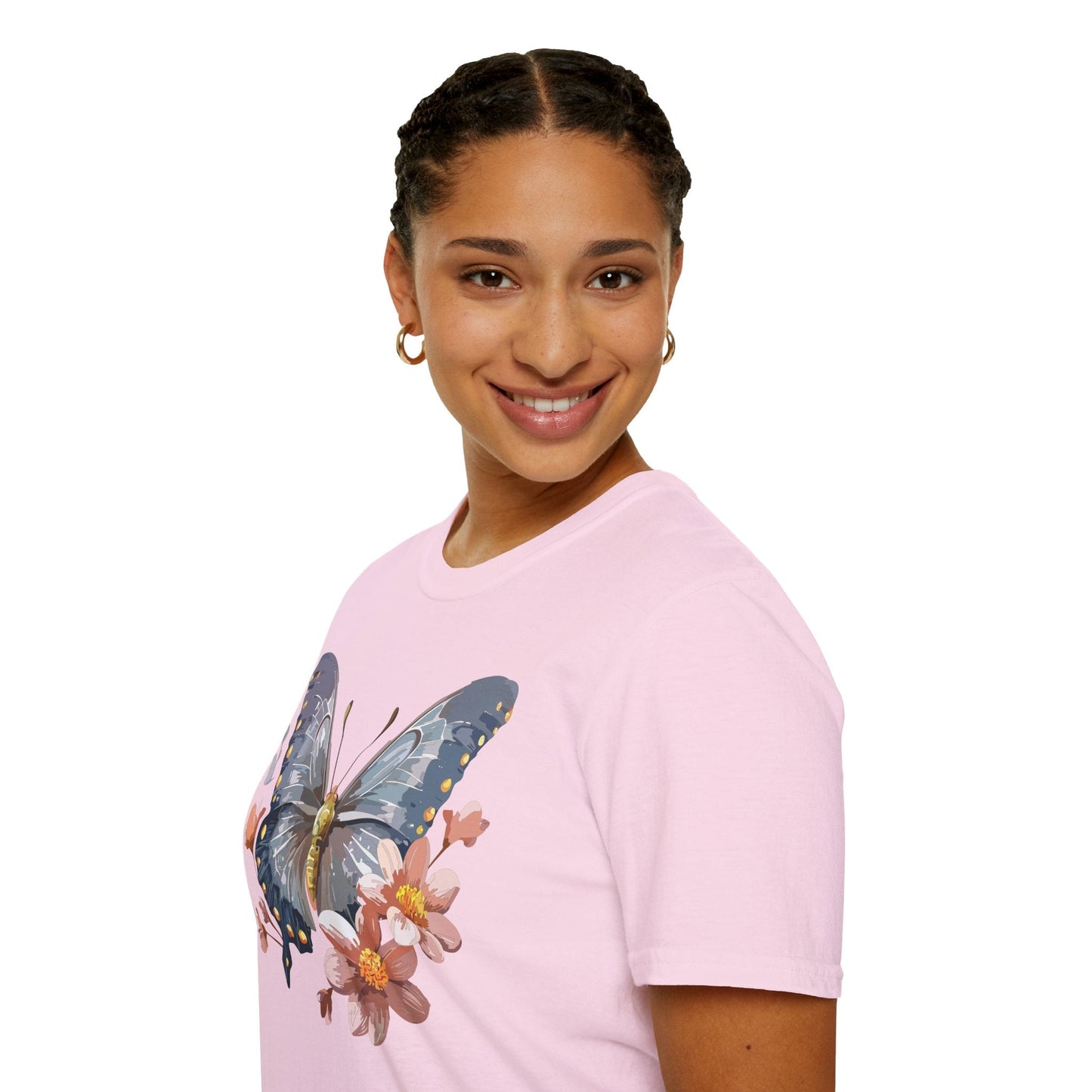 Butterfly Shirt Unisex T Shirt Monarch Butterfly Softstyle Tee Gildan 64000 Breathable Everyday Wear