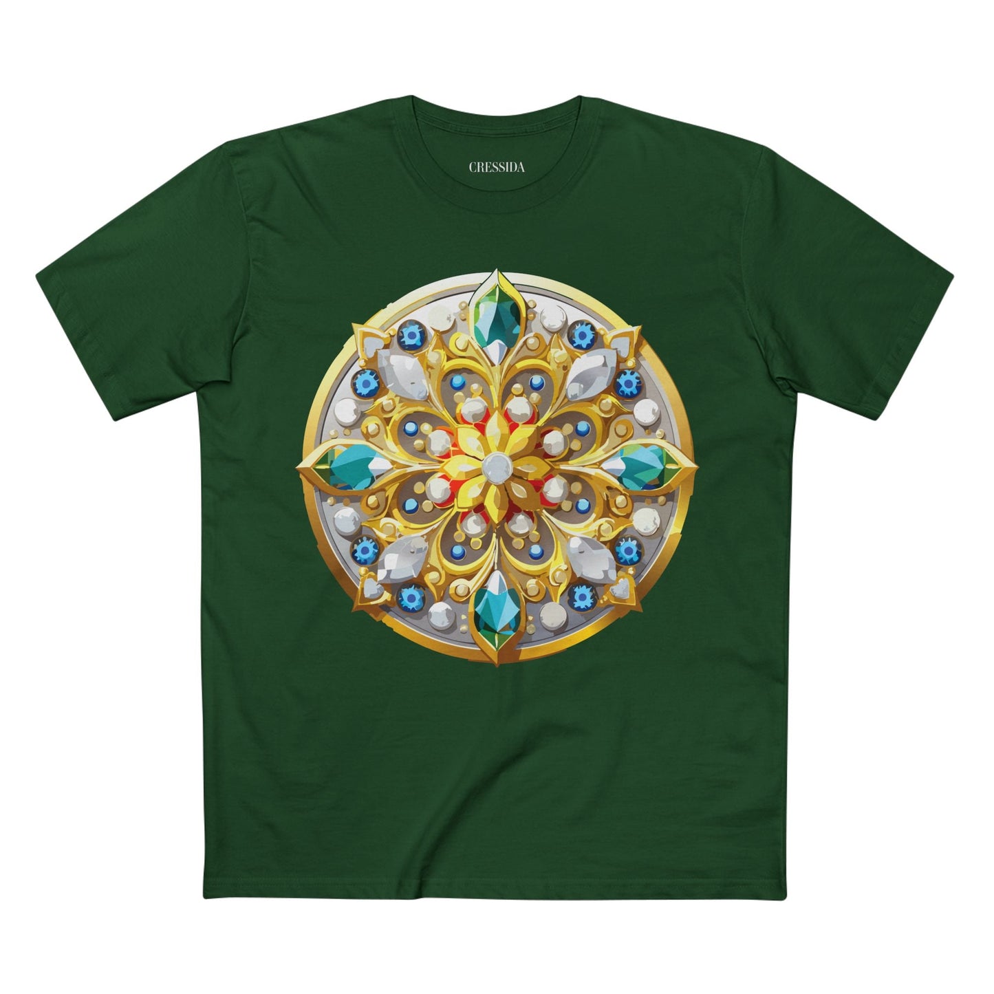 Medallion Graphic T-Shirt Unisex 100 Cotton With Gold Art Design Medal Tee 2