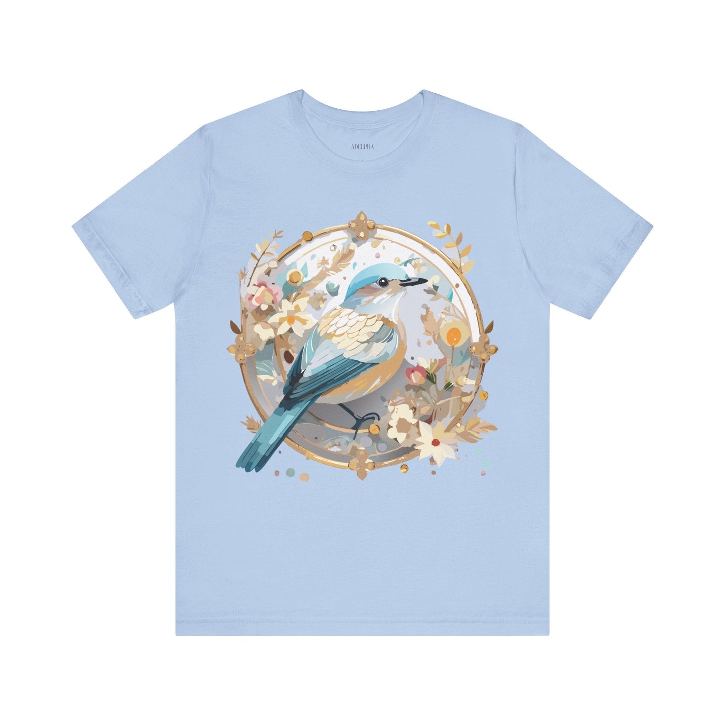 Adelpha Medallion Graphic T Shirt Unisex Short Sleeve Vintage Inspired Art Design