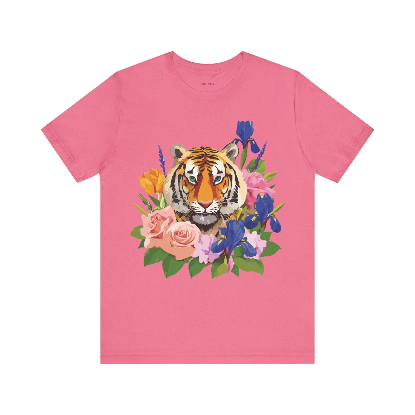 Tiger Graphic Unisex 100 Cotton Vintage Art with Animal Tee 8