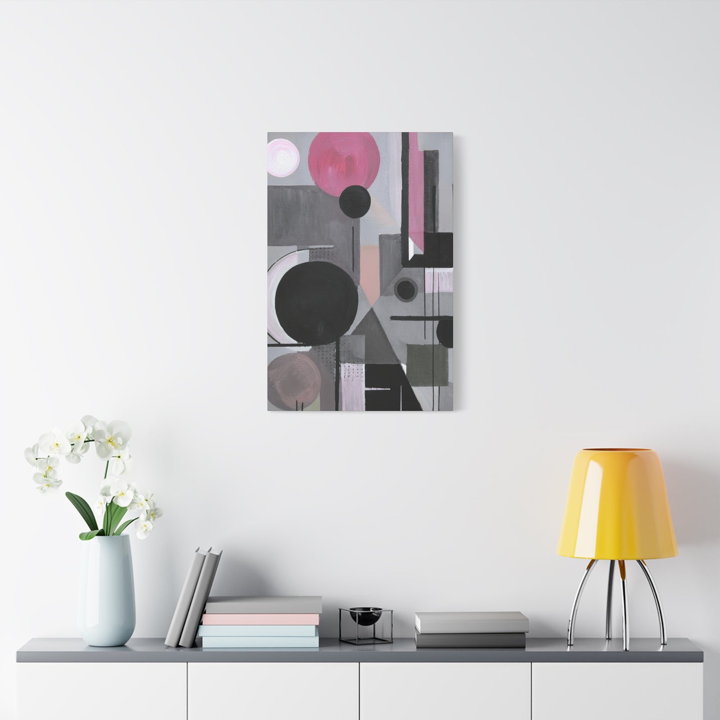 Abstract Geometric Painting Print Canvas 20x24,20x30,24x30 24x32,24x36,30x40 32x48,36x48,40x60 Pine-Wood Inner Frame ABS-42