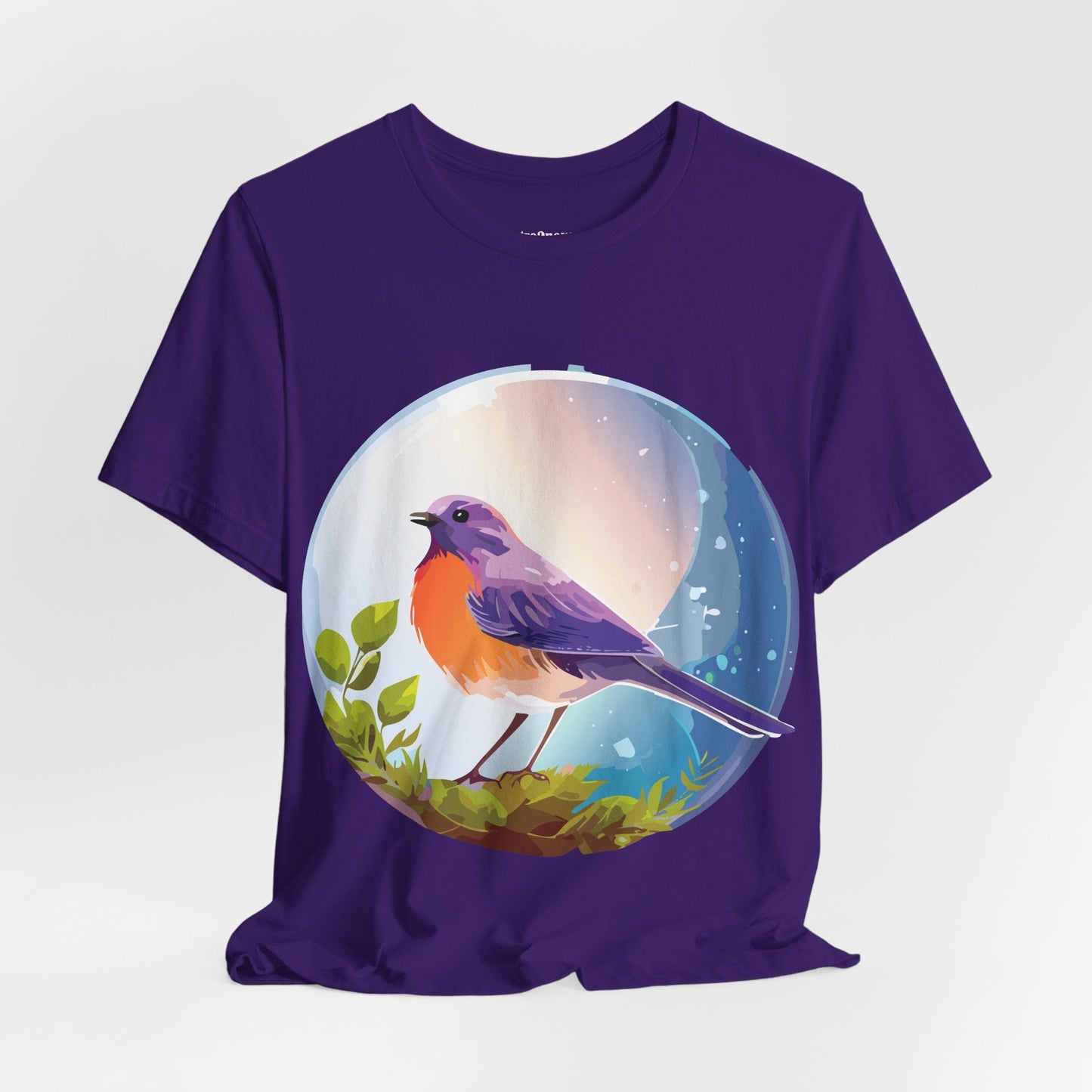 Unisex Animals And Bird Shirt Graphic Cotton T Shirt With Original Retro2Nova Art Premium Short Sleeve Tee
