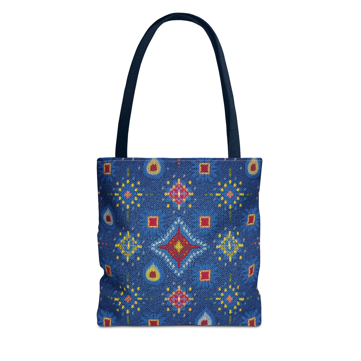 Diwali Graphic Denim Fabric Imitation Print Unisex Canvas Bag Poly Spun 3 Sizes Tote Bag 205-15