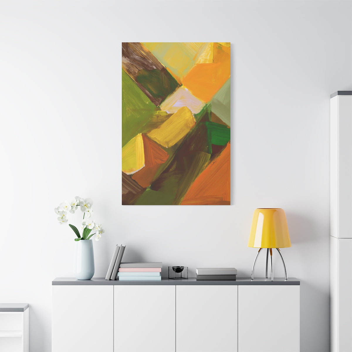 Abstract Geometric Painting Print Canvas 20x24,20x30,24x30 24x32,24x36,30x40 32x48,36x48,40x60 Pine-Wood Inner Frame ABS-59
