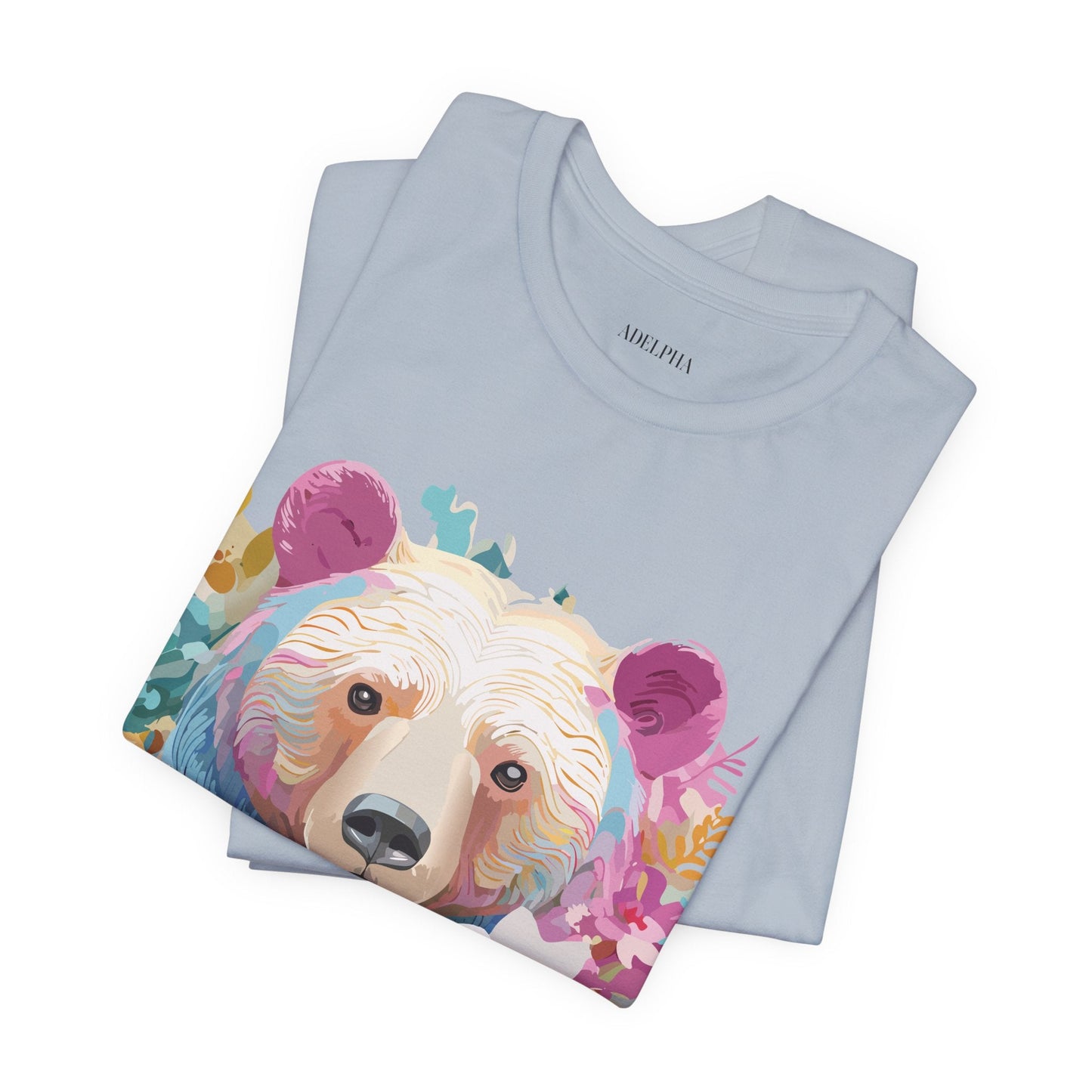 Adelpha Bear Graphic Tee Unisex Short Sleeve Shirt Art Design