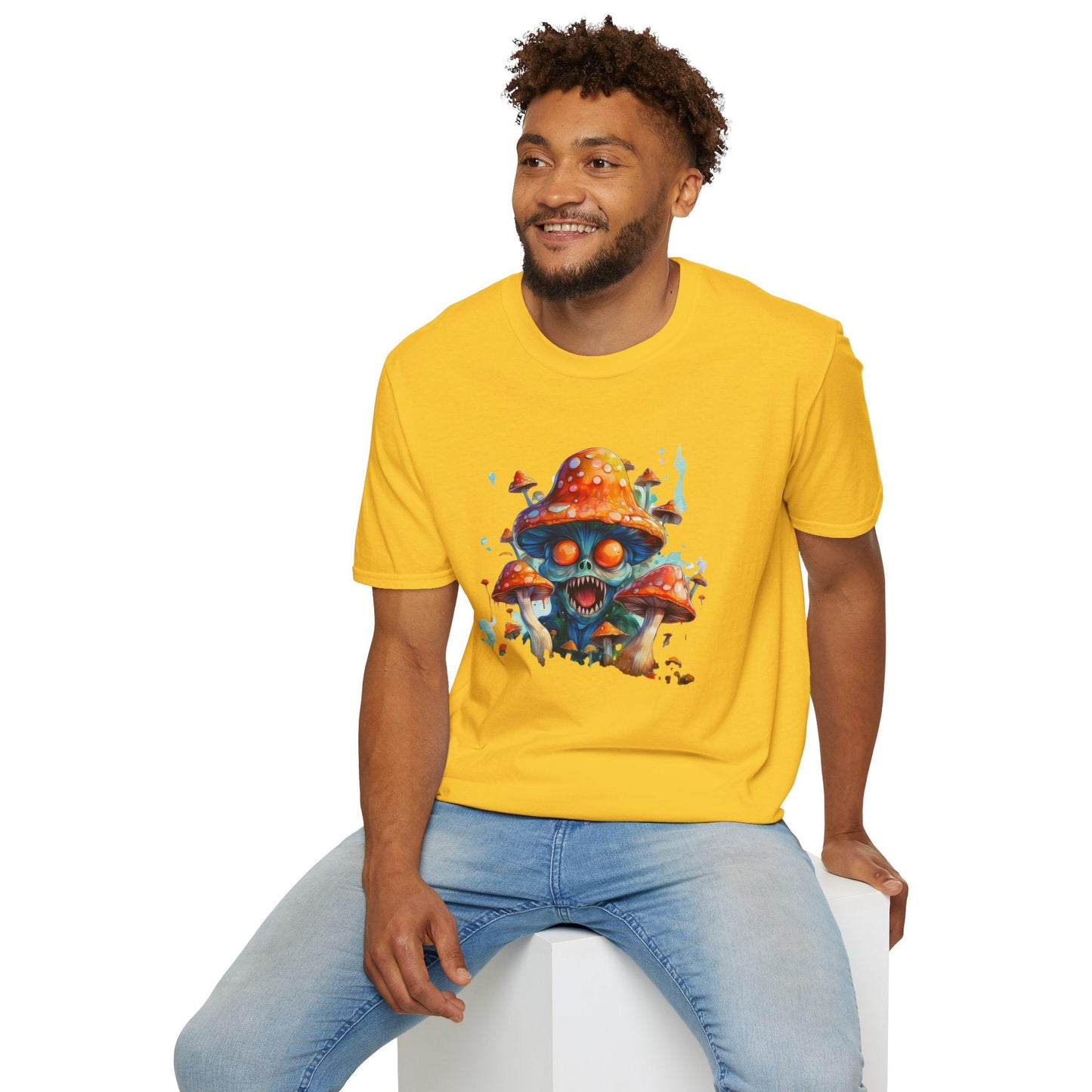 Mashroom Tee Shirt Unisex Softstyle 64000 Graphic Tee Funny Mashroom Design Gift