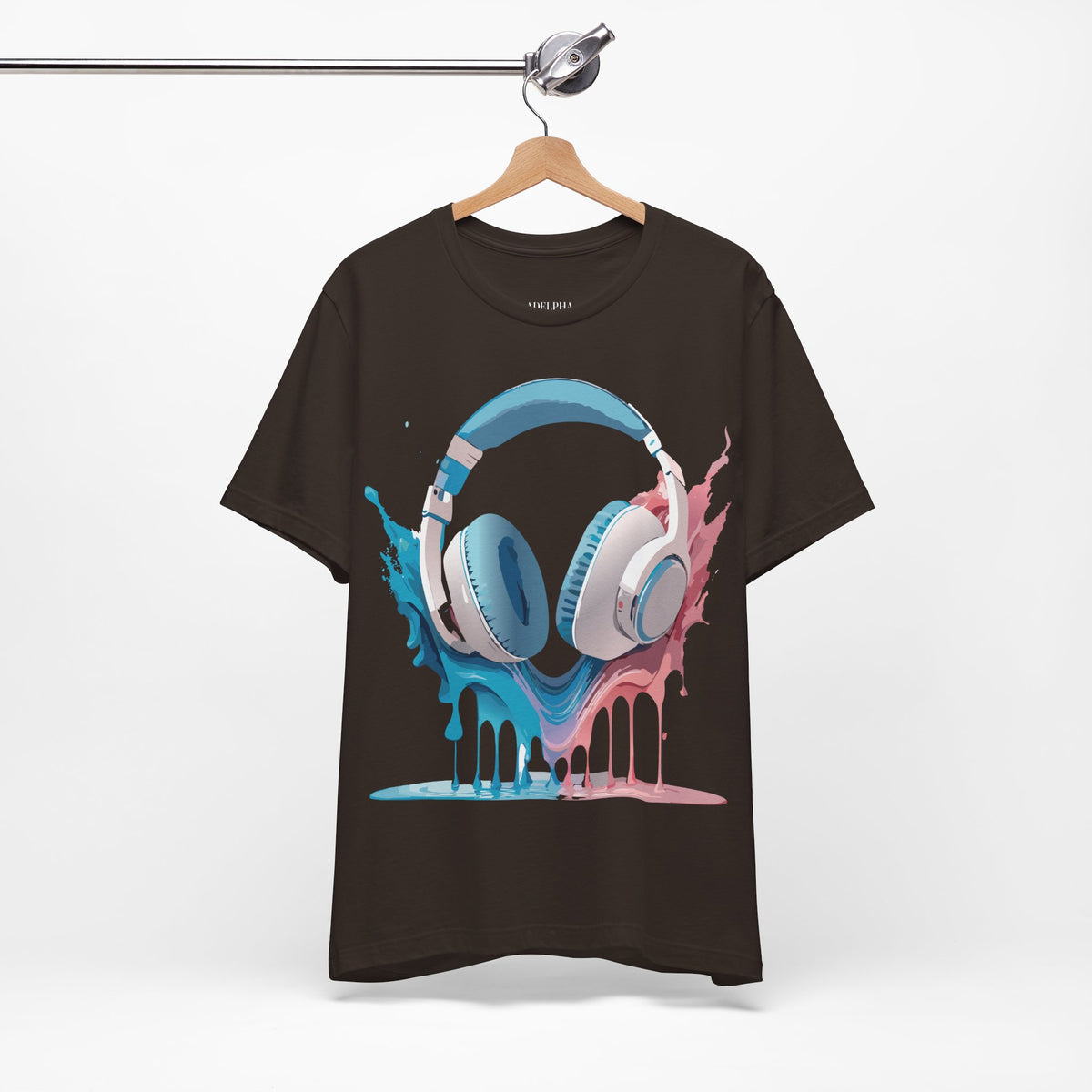 Music Graphic Unisex Cotton Bella+Canvas Tee with Art Design m106
