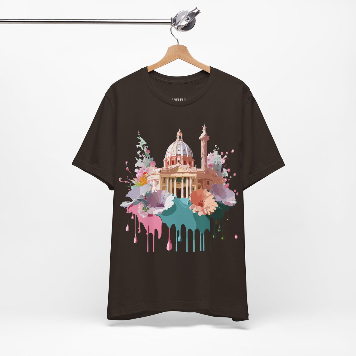 Graphic Unisex Cotton Bella+Canvas Tee Shirt with Rome