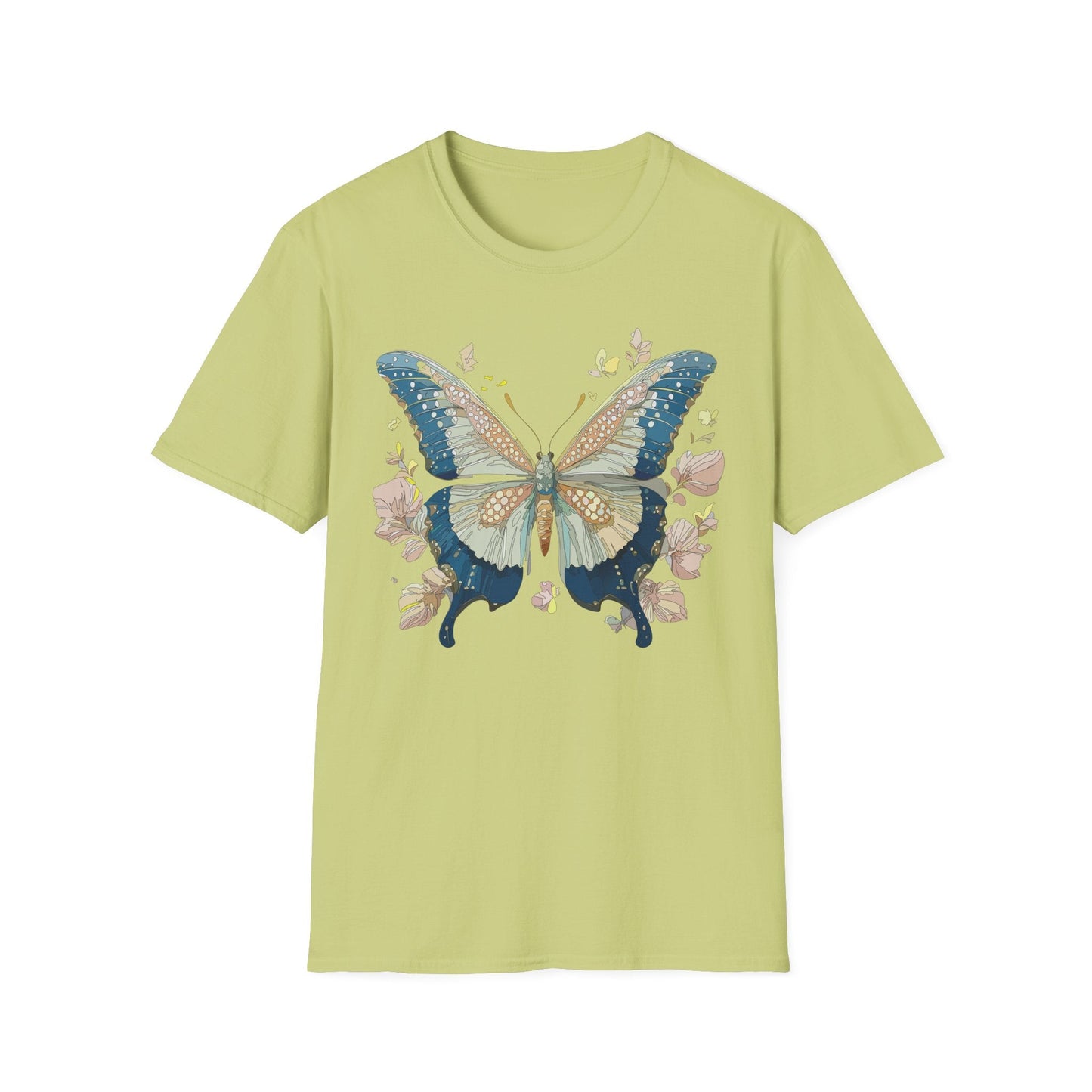 Butterfly Shirt Unisex T Shirt Monarch Butterfly Softstyle Gildan 100 Cotton Tee