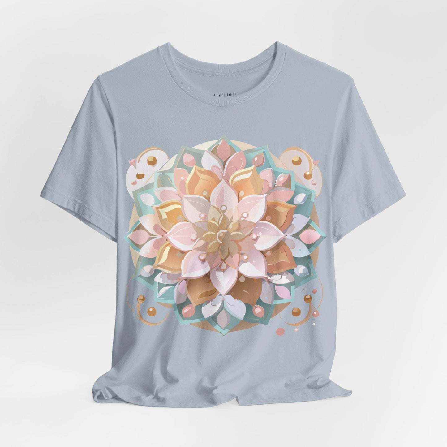 Mandala Shirt Graphic Tee Unisex Adelpha Vintage Inspired Art Design Premium Apparel