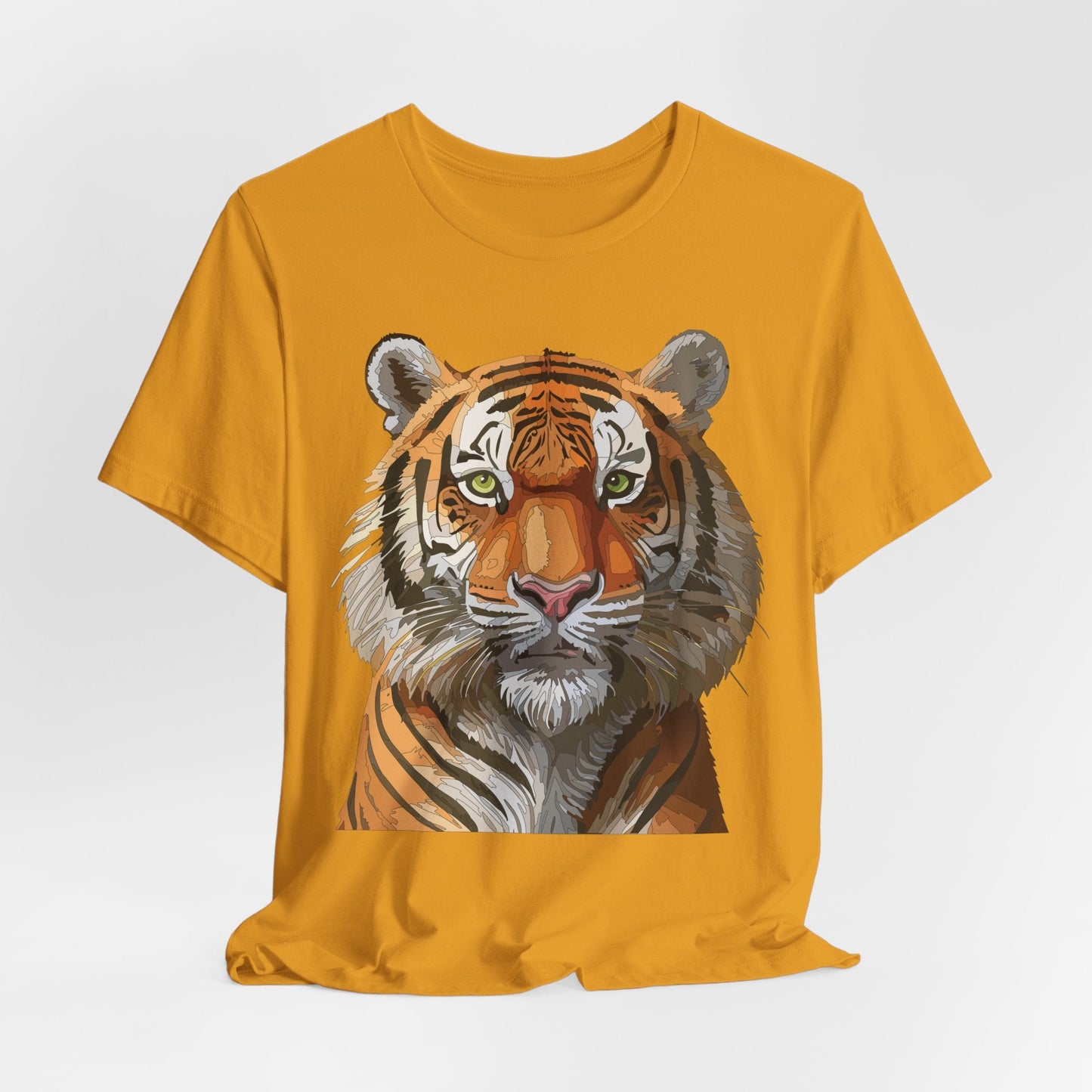 Unisex Animal Art Design Tee Shirt Wild Animals Graphic Tee Softstyle Gildan 64000