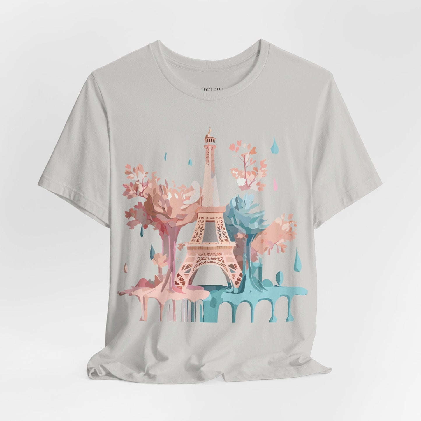 Paris Tourist Shirt Graphic Tee Unisex Vintage Inspired Art Adelpha Premium Quality