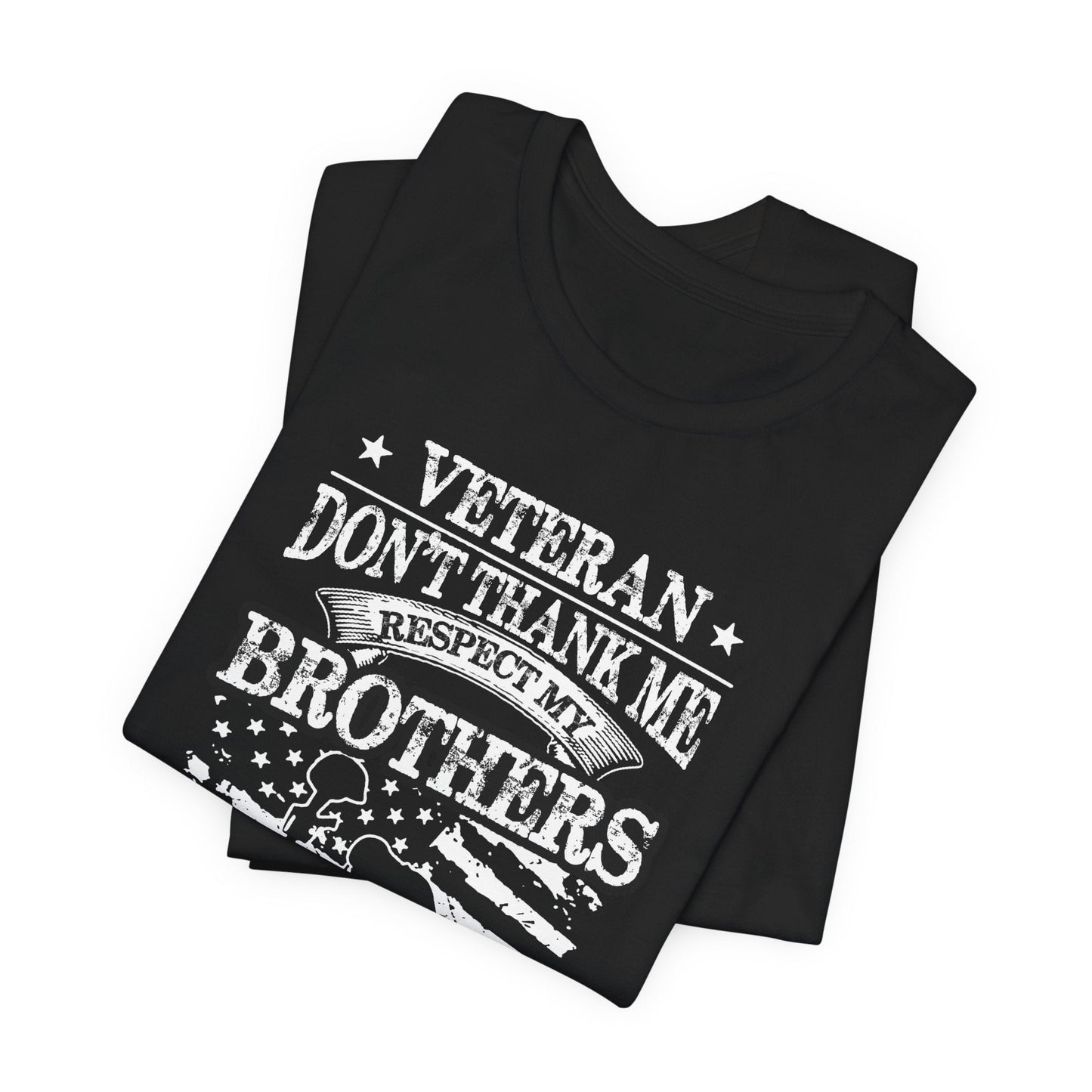 Army Veteran Patriotic Graphic Design Unisex Cotton T-Shirt v60