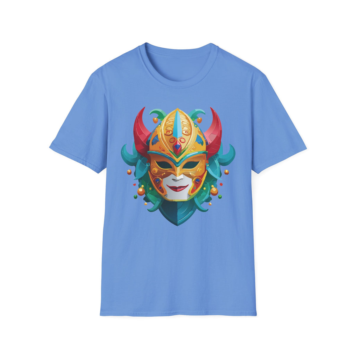 Mask Masquerade Carnival Graphic Tee Gildan Unisex 100 Cotton Tee Shirt m28