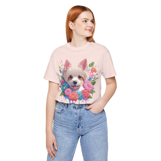 Dog Graphic Unisex 100 Cotton T-Shirt 5