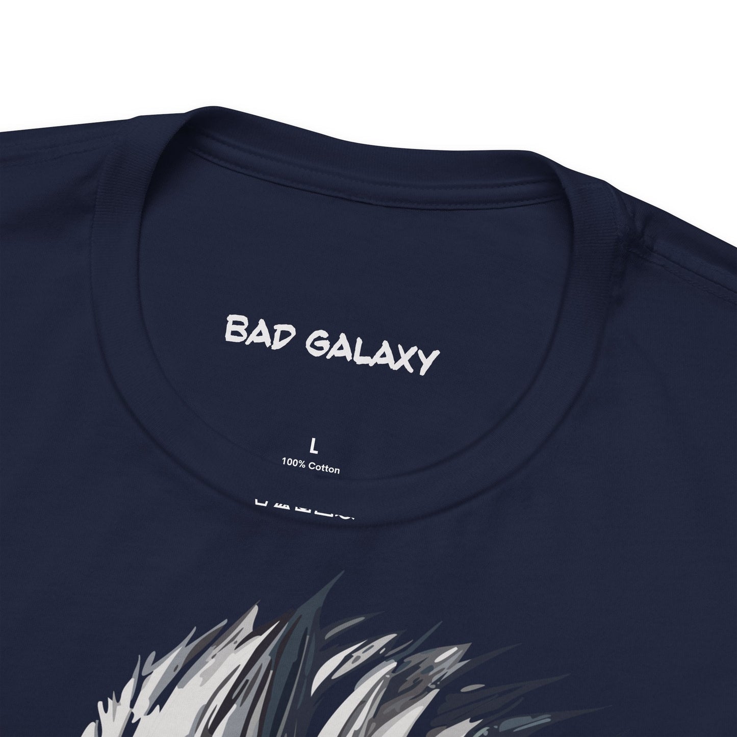 Punk Rock Tee Shirt 100 Percent Cotton Made To Order From Bad Galaxy Eco Friendly Inks USA