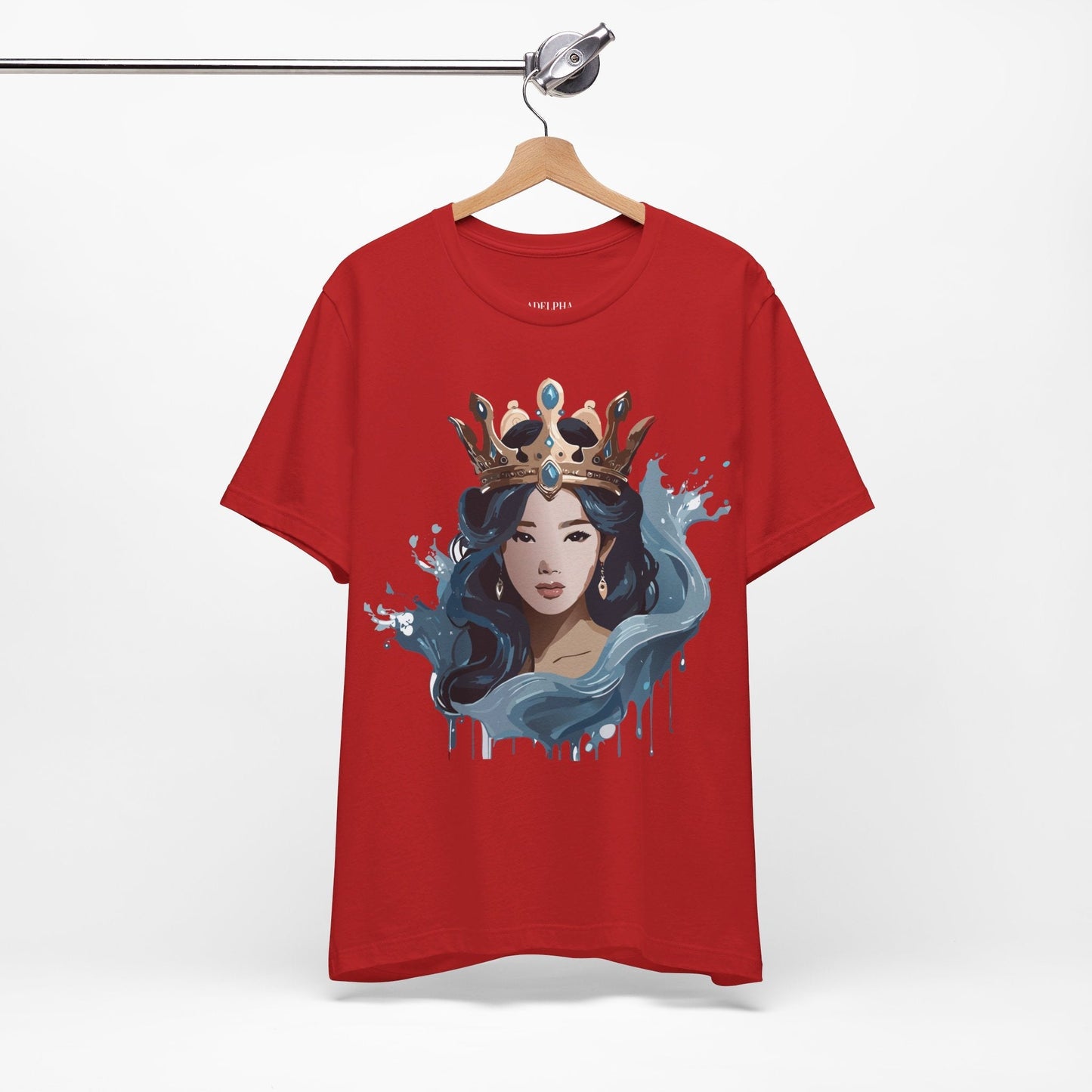 Queen Graphic Tee Unisex Vintage Inspired Art Design Shirt By Adelpha Jersey Short Sleeve
