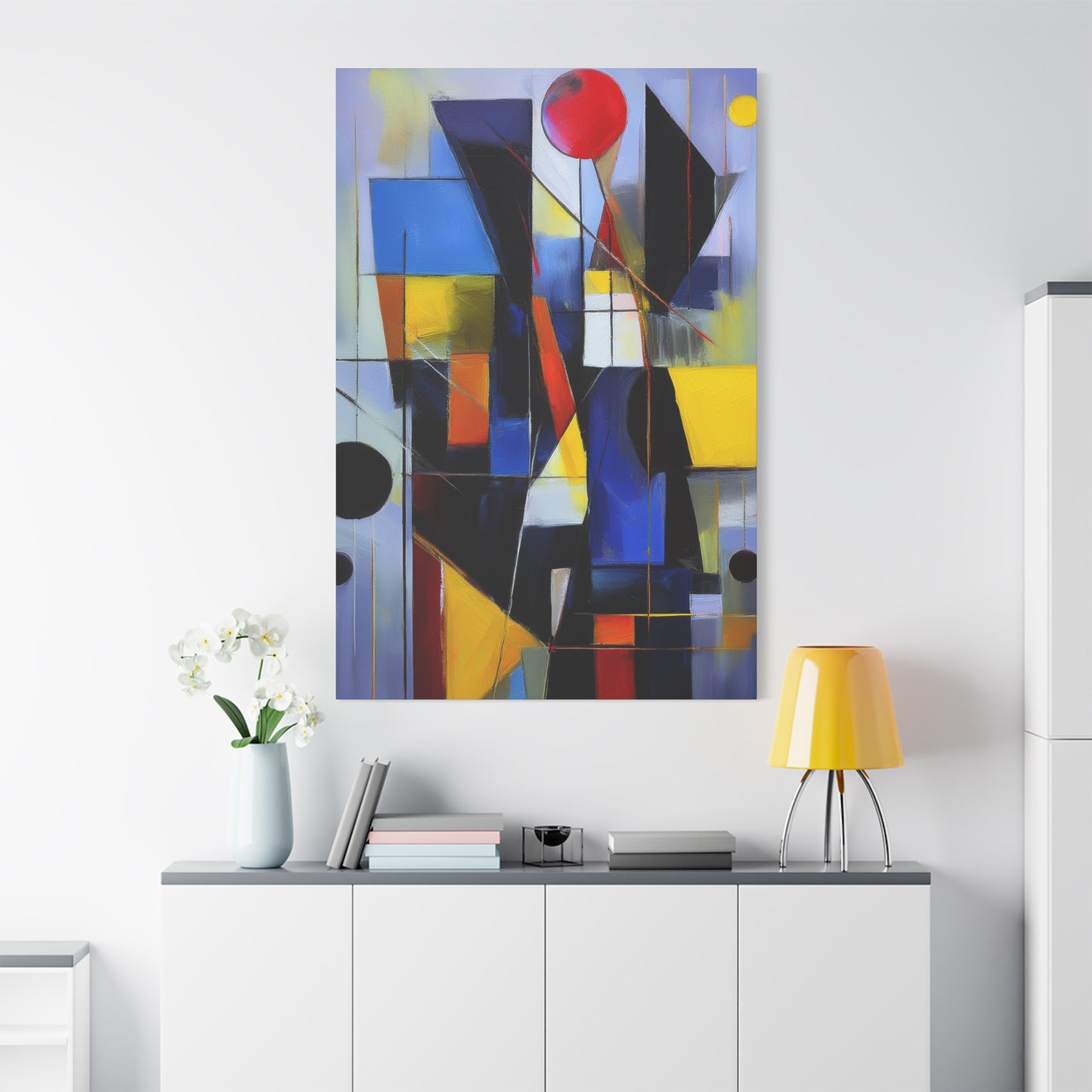 Abstract Colors Painting Print Canvas 20x24,20x30,24x30, 24x32,24x36,30x40, 32x48,36x48,40x60 Pine-Wood Inner Frame ABS-34