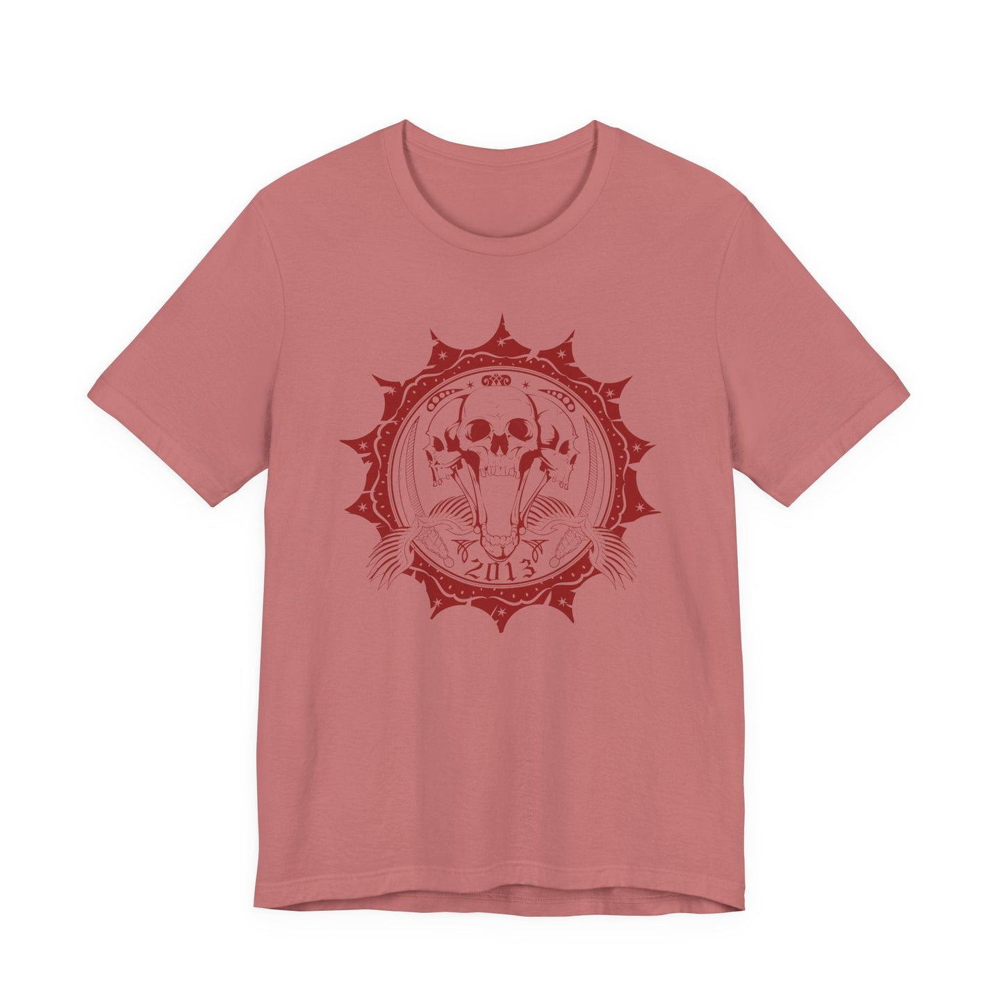 Skull Elephant Mandala Tee Boho Skull Graphic Shirt Art-51