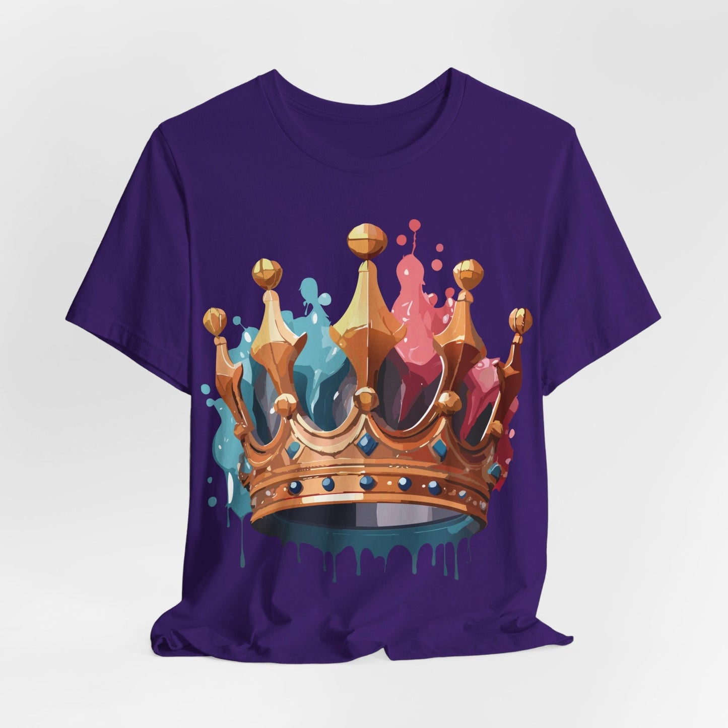 Adelpha Graphic Tee Crown Shirt Unisex Vintage Artwork Premium Casual Everyday Wear T Shirt