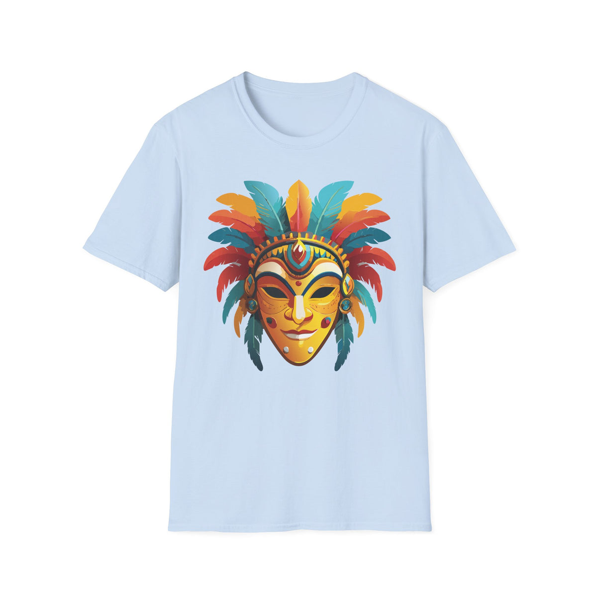 Mask Masquerade Carnival Graphic Tee Gildan Unisex 100 Cotton Tee Shirt m37