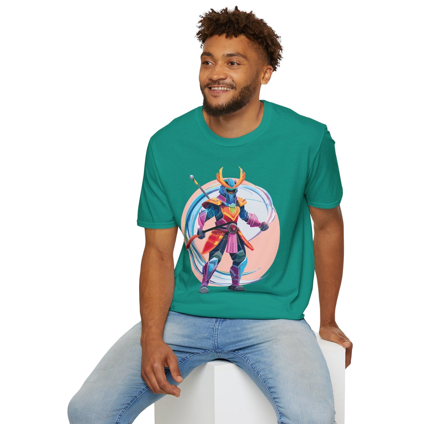 Samurai Shirt Unisex Softstyle T Shirt Gildan 64000 Ring Spun Cotton Tee For Everyday Comfort
