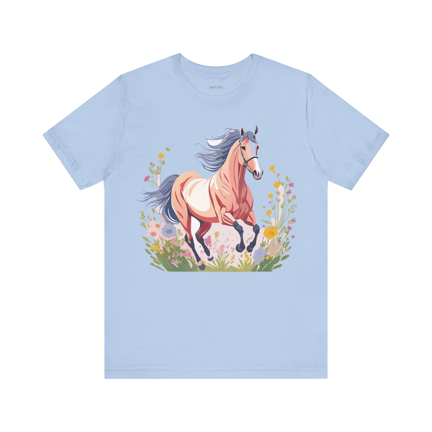 Horse Graphic Unisex 100 Cotton Vintage Animal Art T-Shirt 9