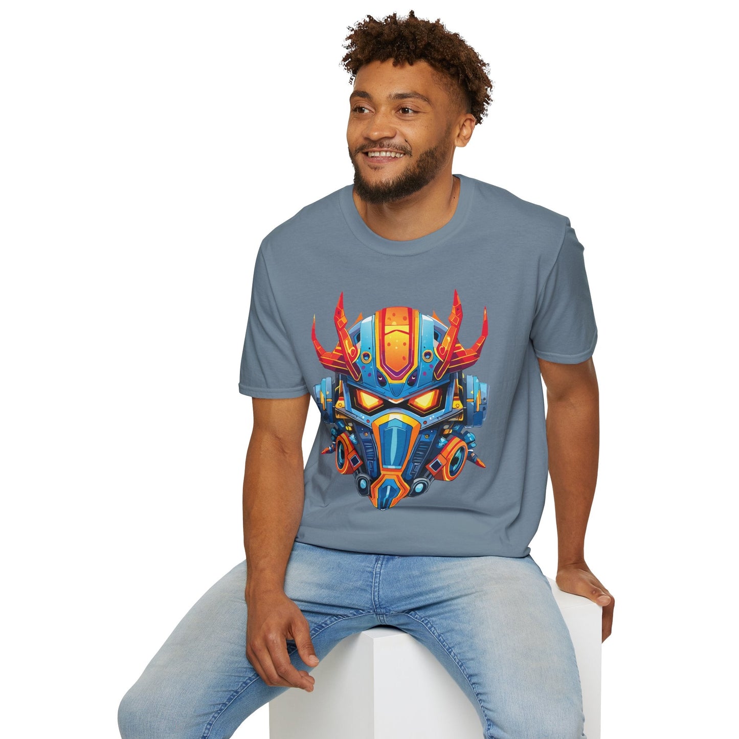Cyborg Tee Unisex Robot And Terminator Shirt Gildan Softstyle 64000 Ring Spun Cotton