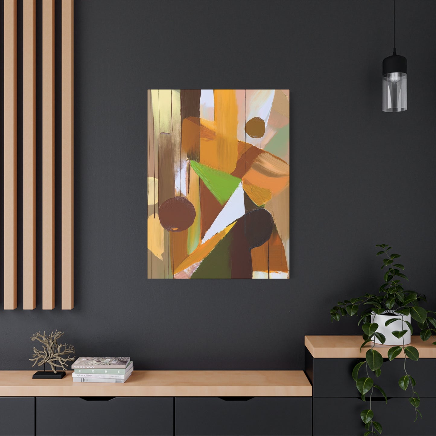 Abstract Geometric Painting Print Canvas 20x24,20x30,24x30 24x32,24x36,30x40 32x48,36x48,40x60 Pine-Wood Inner Frame ABS-57