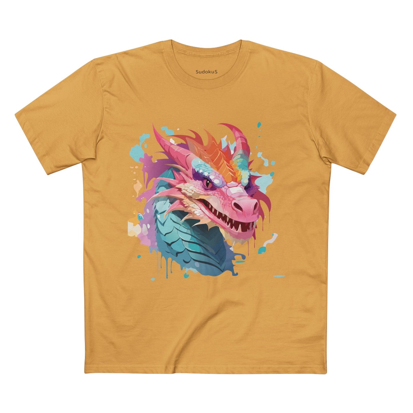 Dragon Graphic Unisex 100 Cotton Staple Tee 1