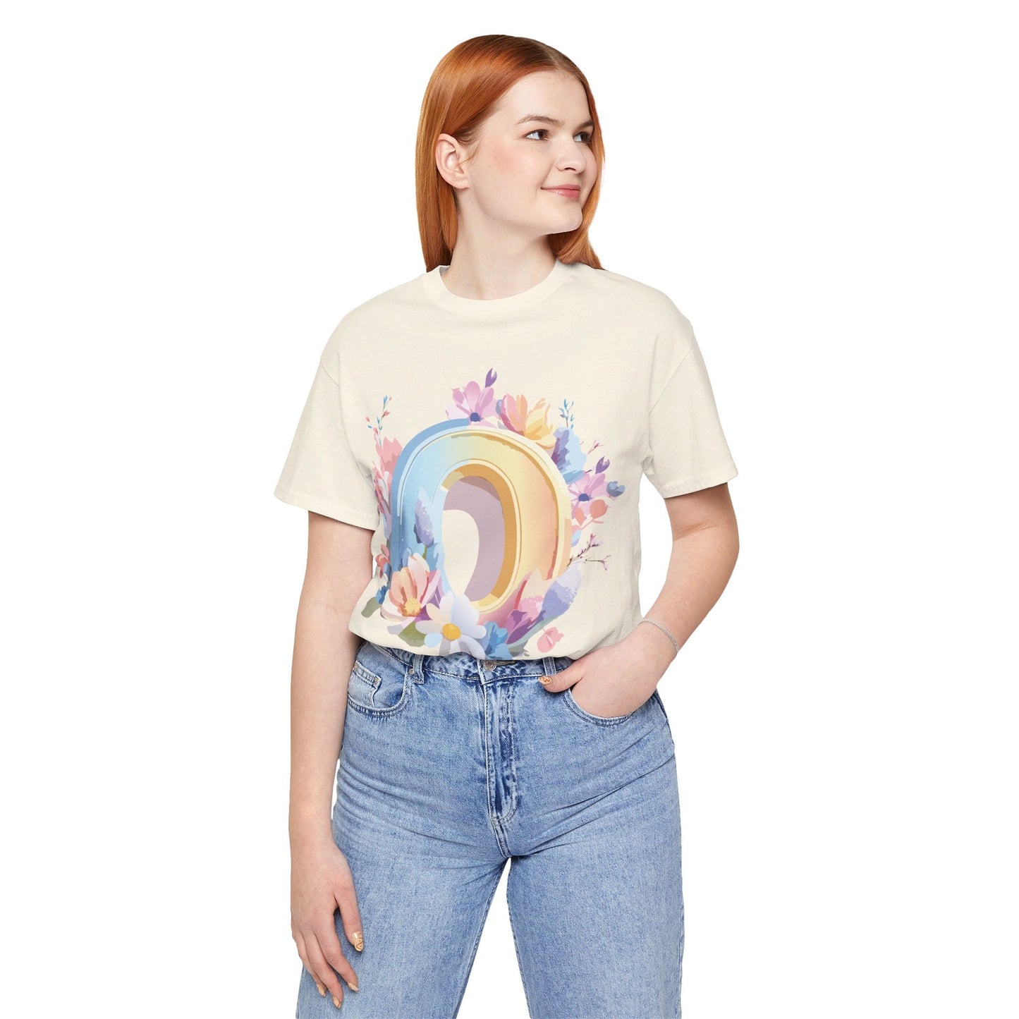 Adelpha Letter O Shirt Unisex Graphic Tee Vintage Inspired Art Design Jersey Short Sleeve