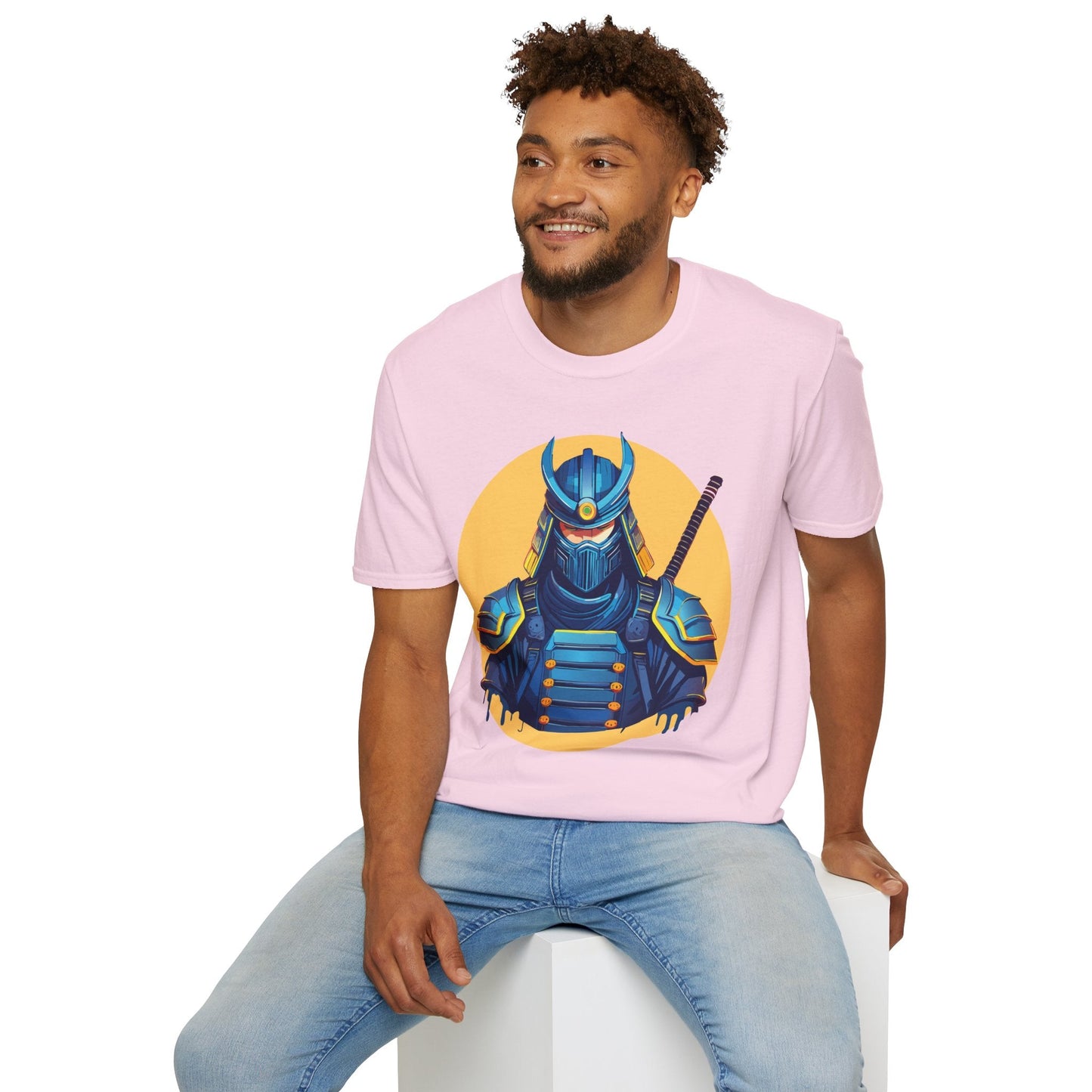 Samurai Shirt Unisex Softstyle T Shirt 100 Percent Ring Spun Cotton Tee For Everyday Comfort