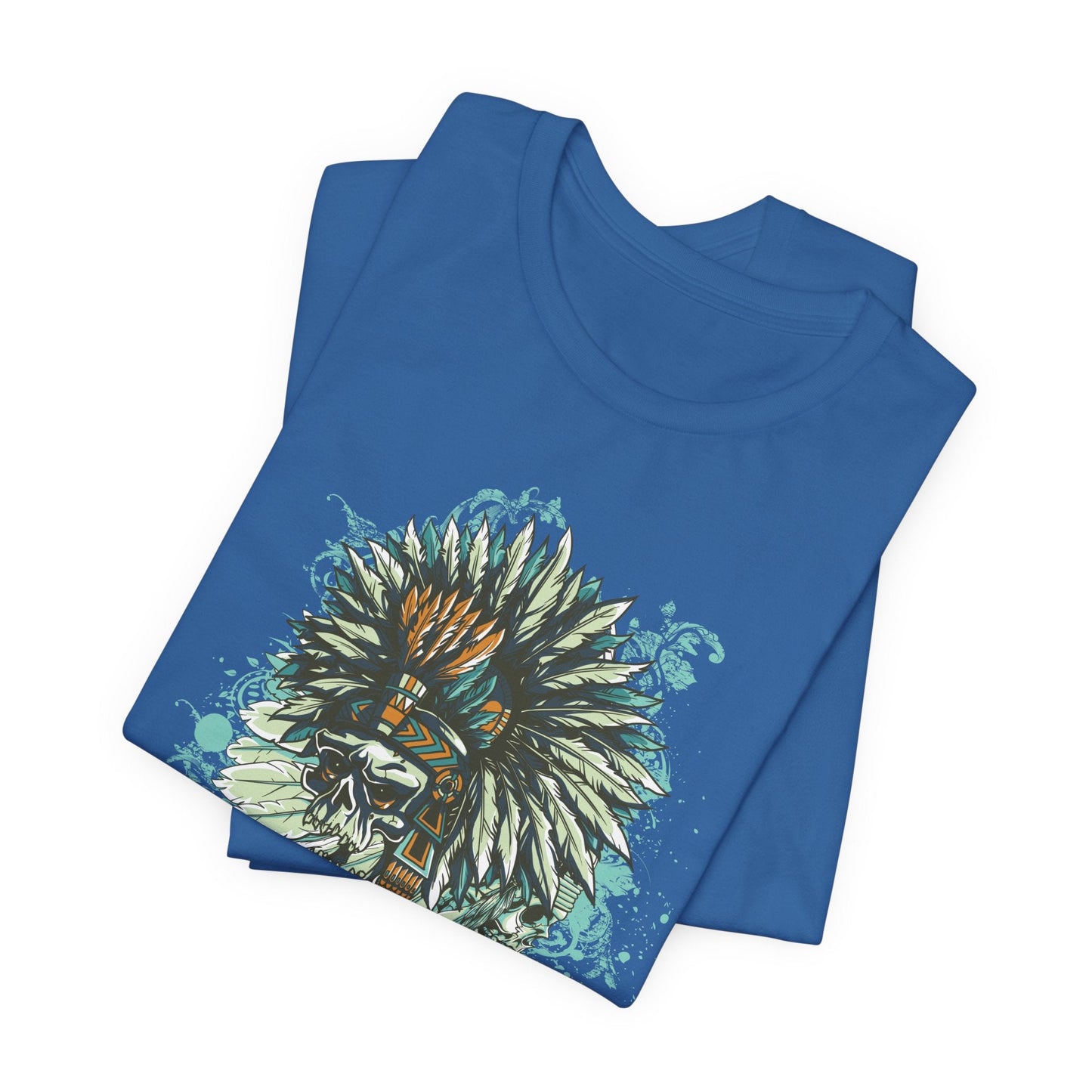 Skull Graphic Design Unisex Cotton Tee Shirt Art-14