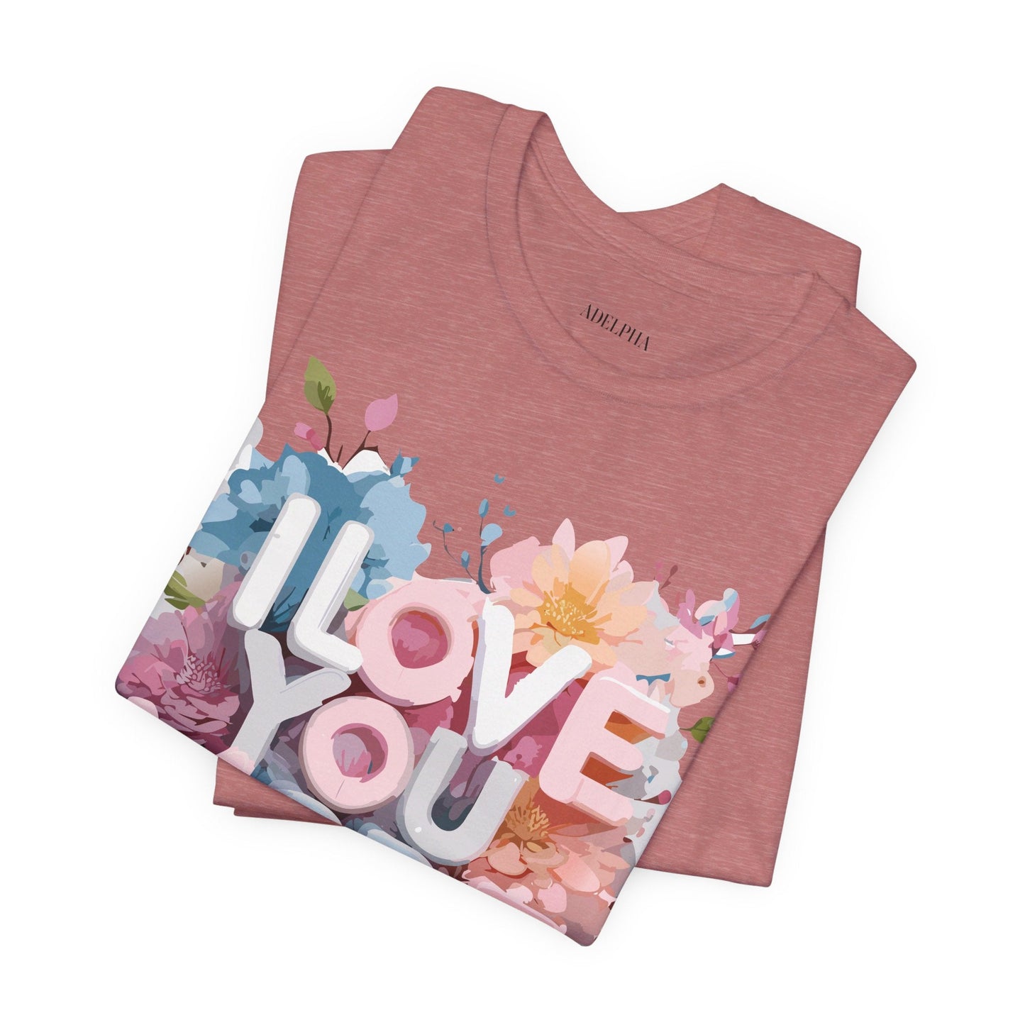 Valentine Graphic Tee Unisex Jersey Short Sleeve Premium Vintage Inspired Artwork by Adelpha