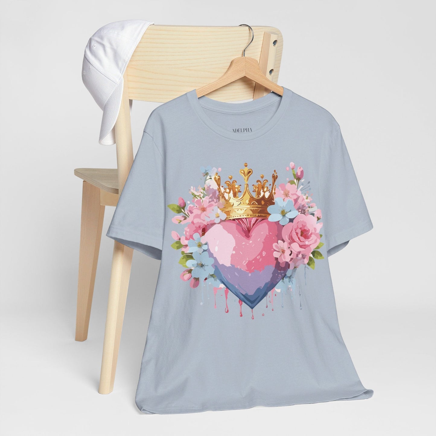 Valentine Graphic Tee Unisex Jersey Short Sleeve Adelpha Vintage Inspired Artwork