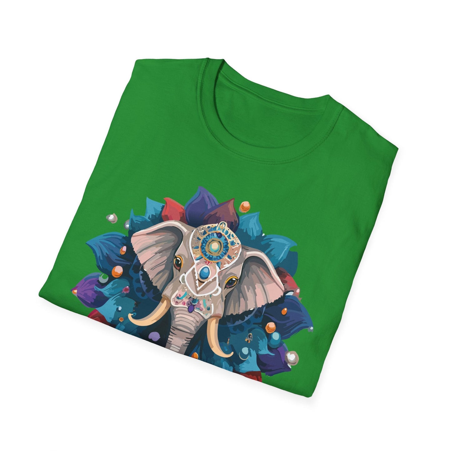 Elephant T Shirt Unisex Softstyle 64000 Short Sleeve Cotton Tee Comfortable Everyday Wear