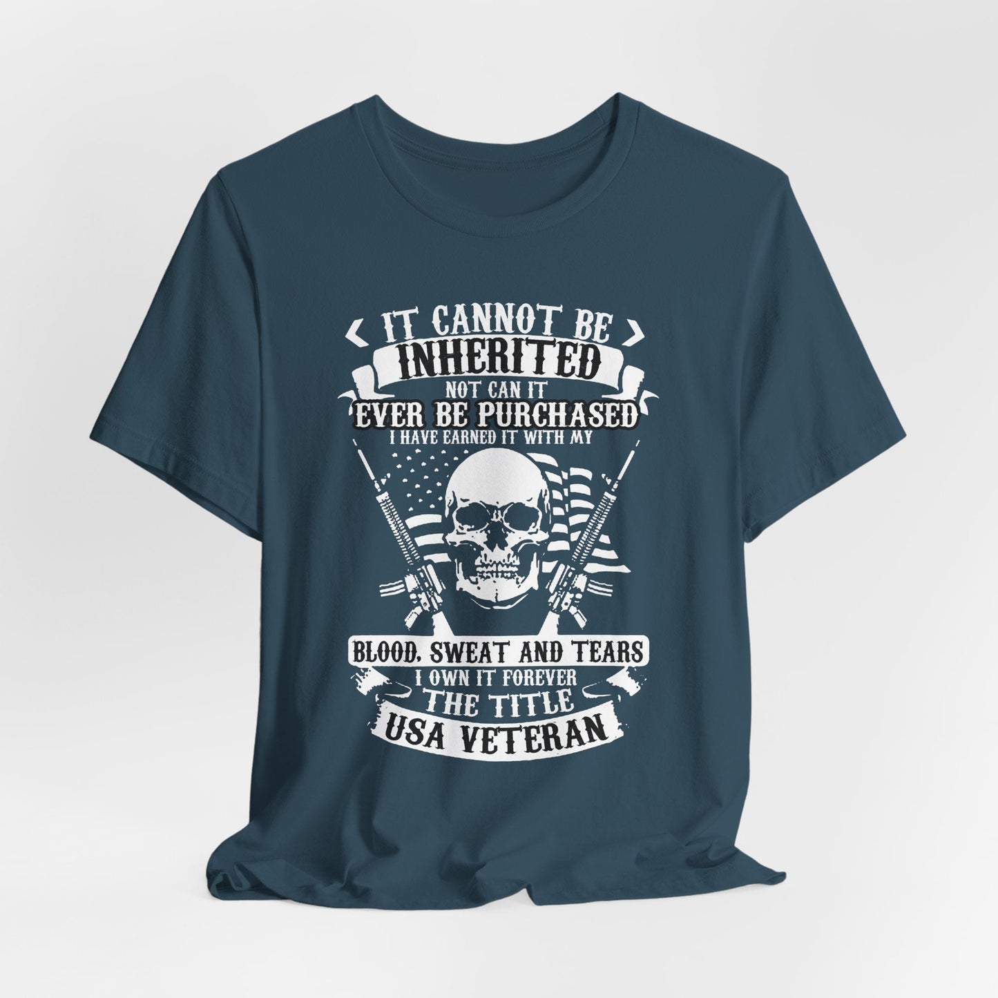 Army Veteran Patriotic Graphic Design Unisex Cotton T-Shirt v54