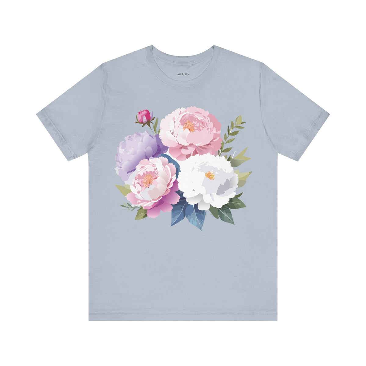 Floral Graphic Tee Shirt - Bella+Canvas Unisex 100 Cotton 37