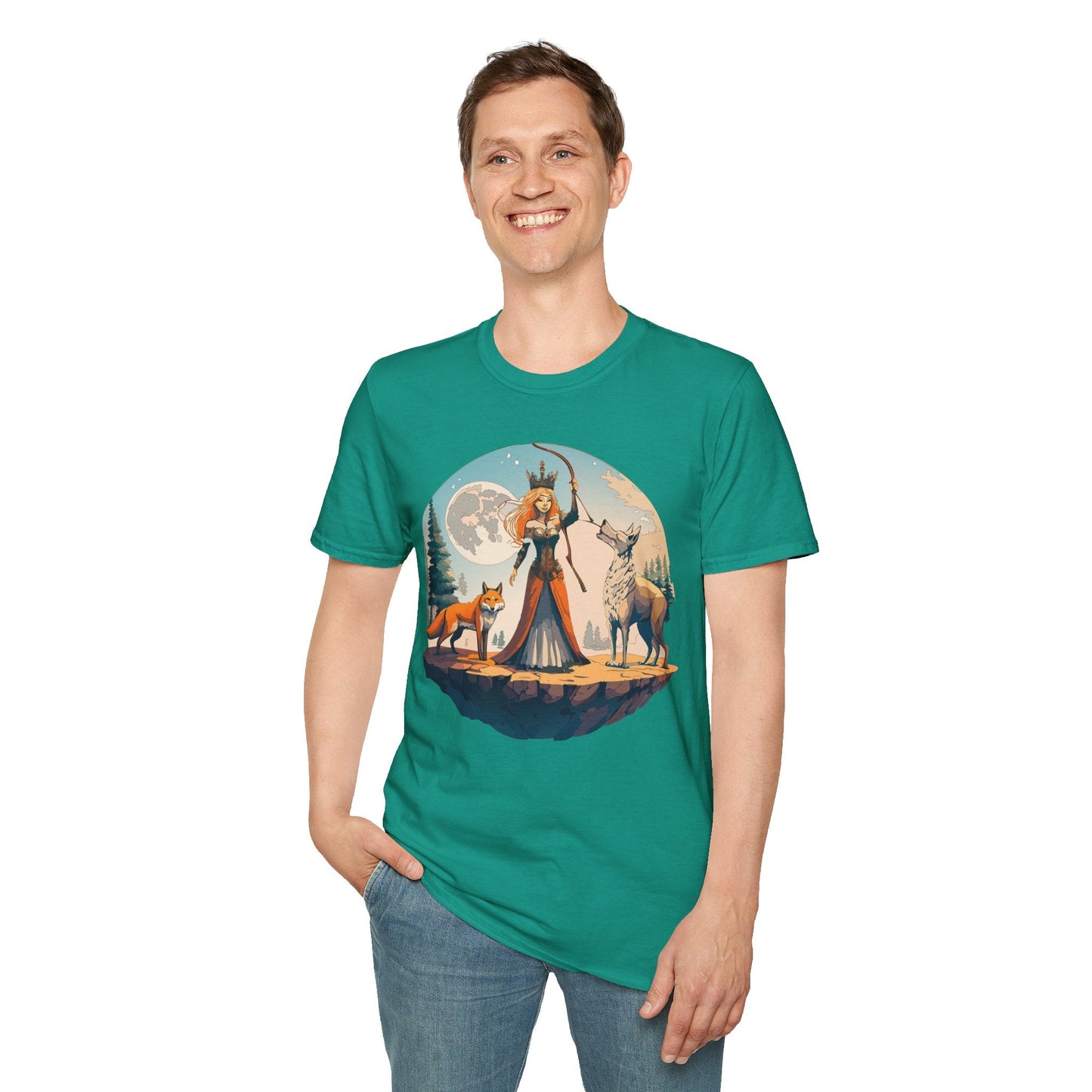 Womens Graphic T Shirts Art Design Shirt Softstyle Gildan 64000 Unisex Tee Ring Spun Cotton