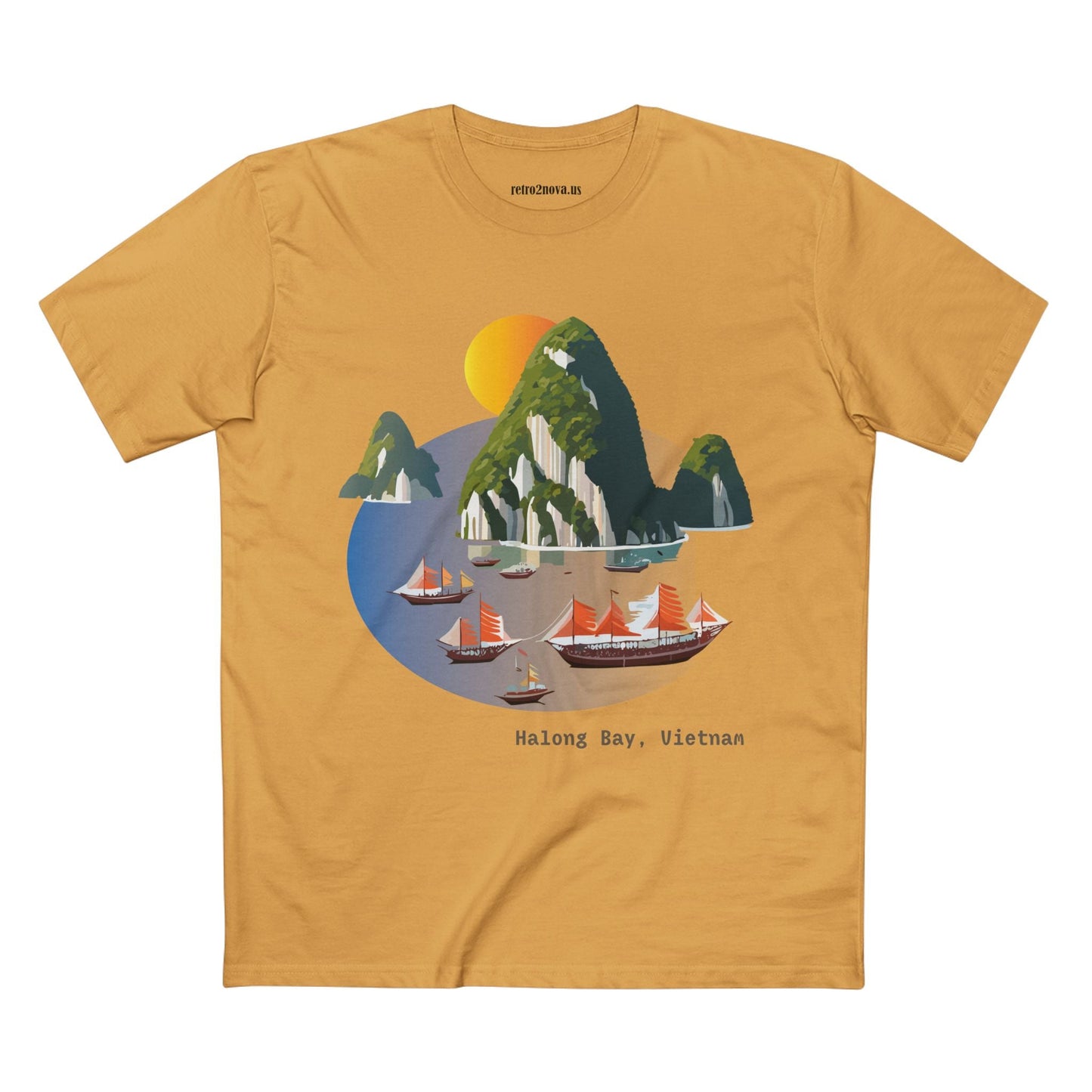 Travel Shirt Vietnam Tourists Unisex Premium Cotton Tee with Original Art Design