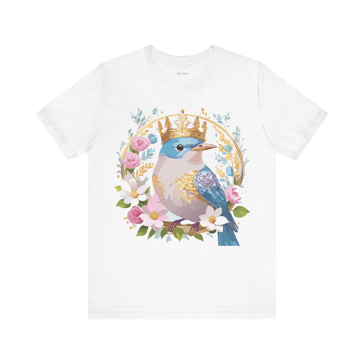 Medallion Graphic Unisex Cotton Bella+Canvas Tee with Art Design d52